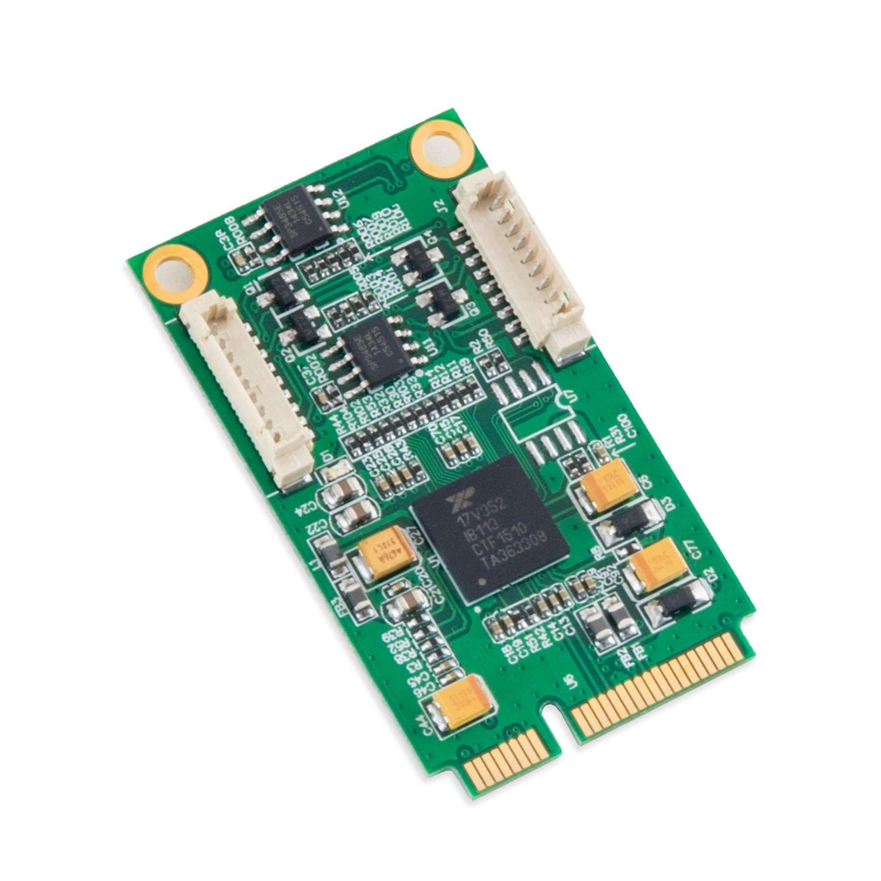 IO Crest SI-MPE15048 2 Port Serial Mini PCIe Expansion Card RS-422/485 XR17V352 2