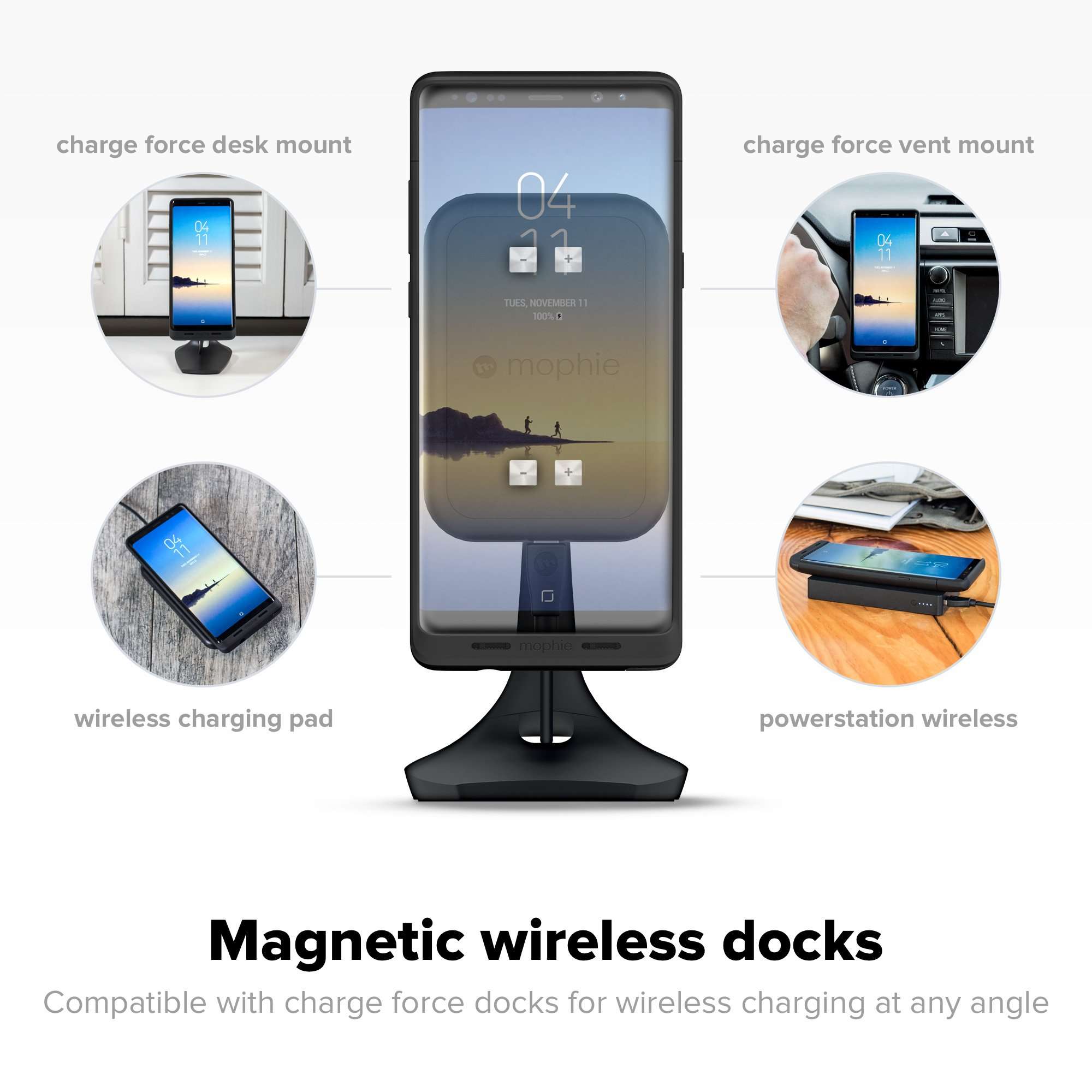 Mophie juice pack - Protective Battery Case - Made for Samsung Galaxy Note 8 - Black (4101_JP-SGN8-BLK) 2