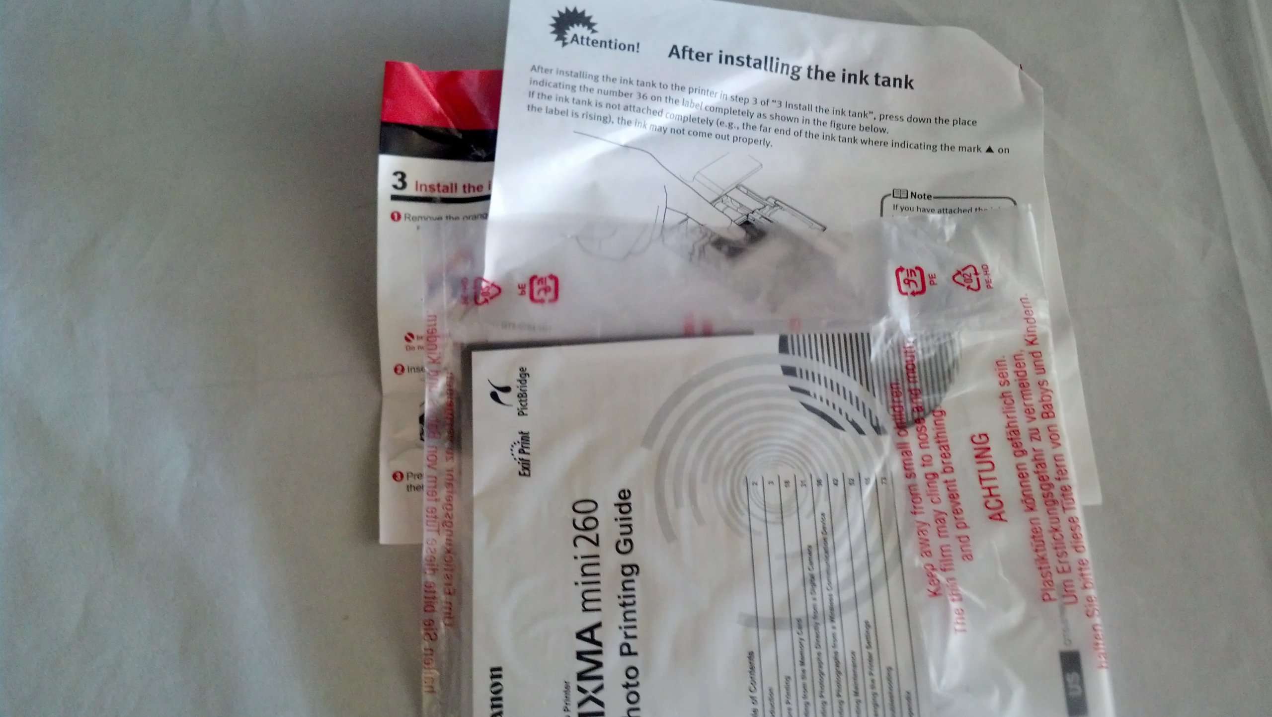 Canon PIXMA mini260 Photo Inkjet Printer (1444B002) 5