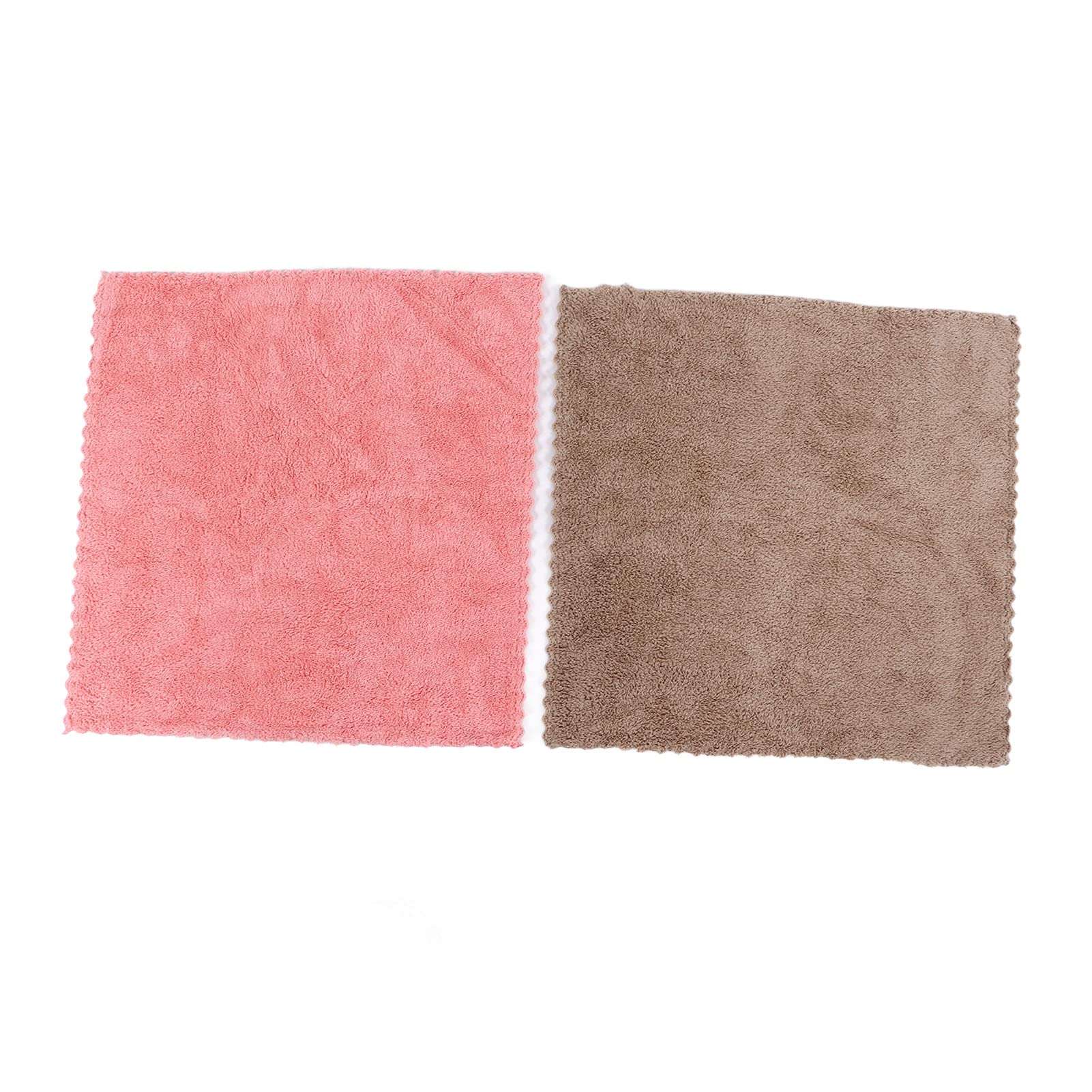 Cleaning Towel, Anti Sticking Oil Good Durability Wearproof Microfiber Dish Cloth for Kitchen 2
