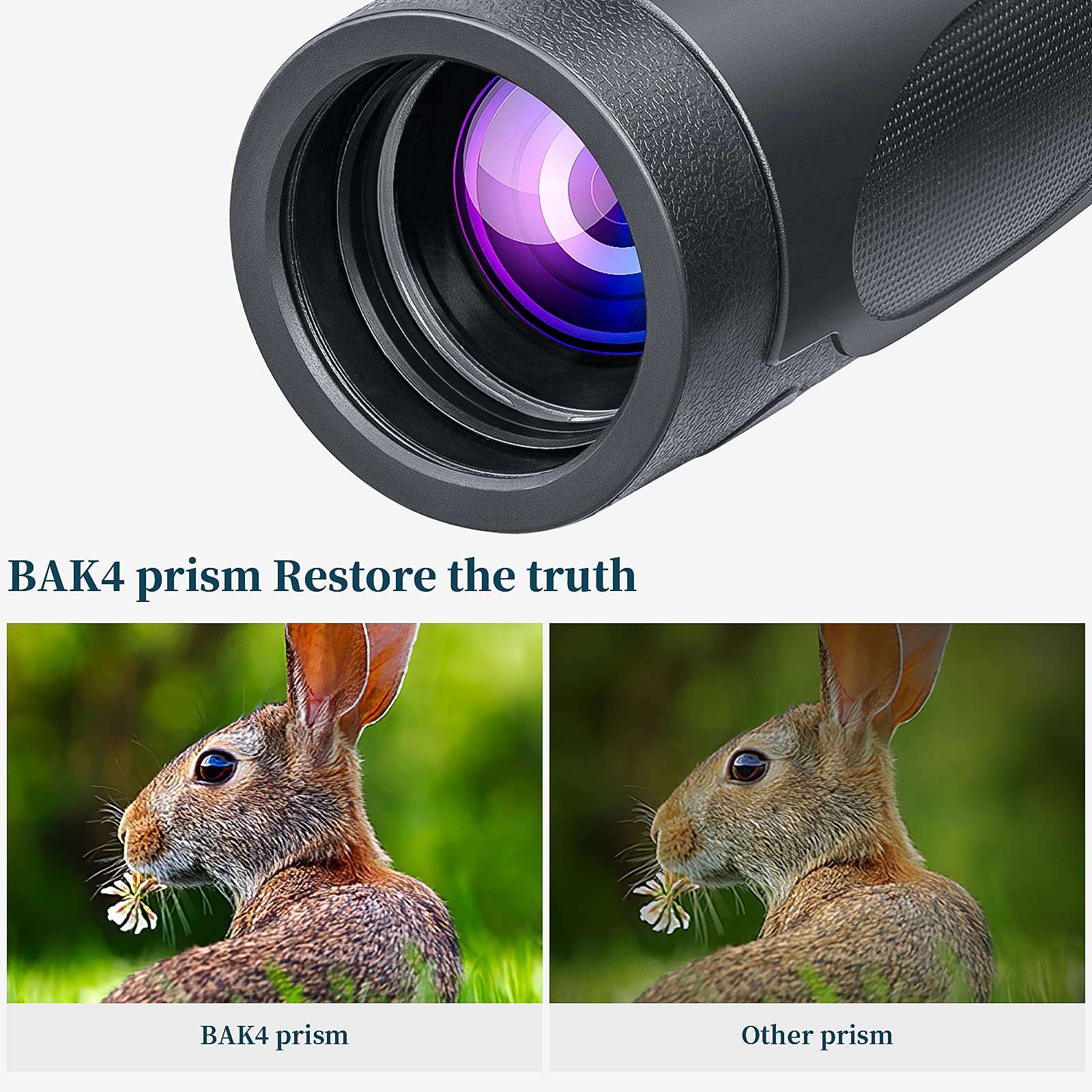 Marvelent 12x50 Monocular Telescope - HD Monocular with Smartphone Adapter, Tripod, BAK4 Prism, Waterproof Shockproof, for Wildlife Bird Watching Hunting Bird Travel Camping Hiking 4