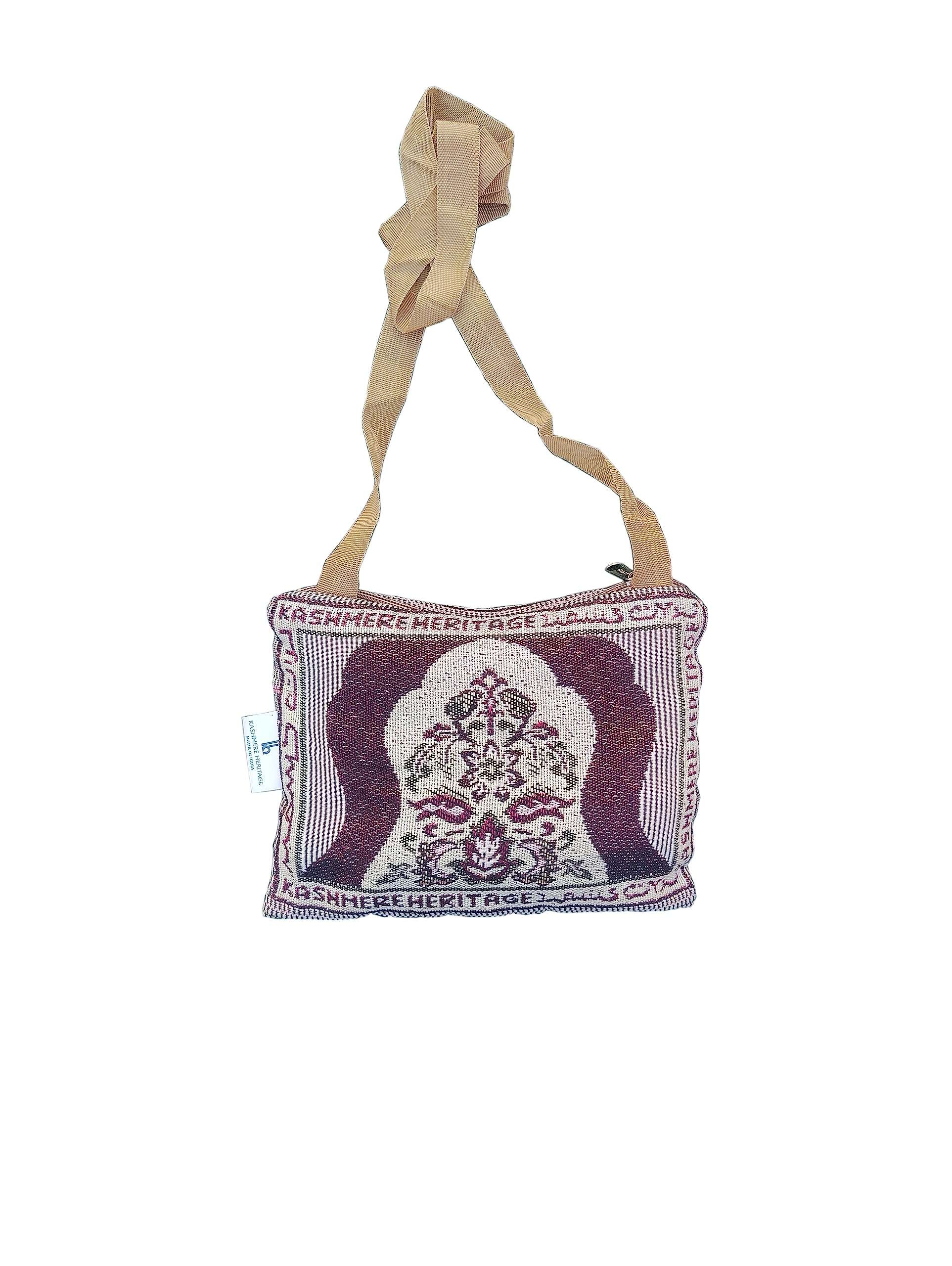 SHAARISH Travel Prayer Mat Cotton with Carry Bag, Safri Janamaz, Pocket Friendly Prayer Mat RED Colour 1