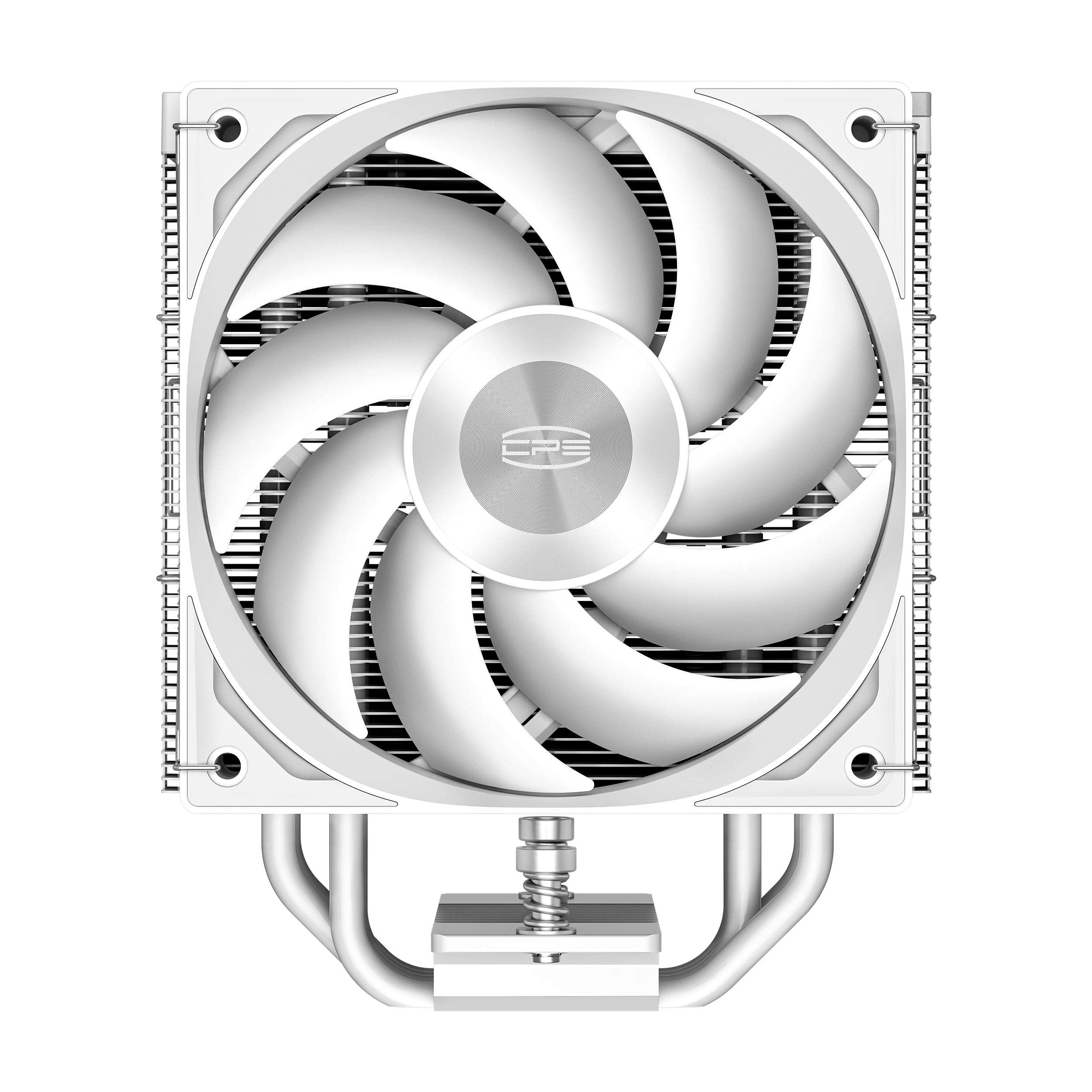 PCCOOLER RZ400 CPU Cooler 240W CPU Air Cooler CPU Fan 4 HeatPipe CPU Cooling System PWM 2200RPM Fans, Air Cooler for Intel LGA 115X/1700,AM4/AM5 WH 3