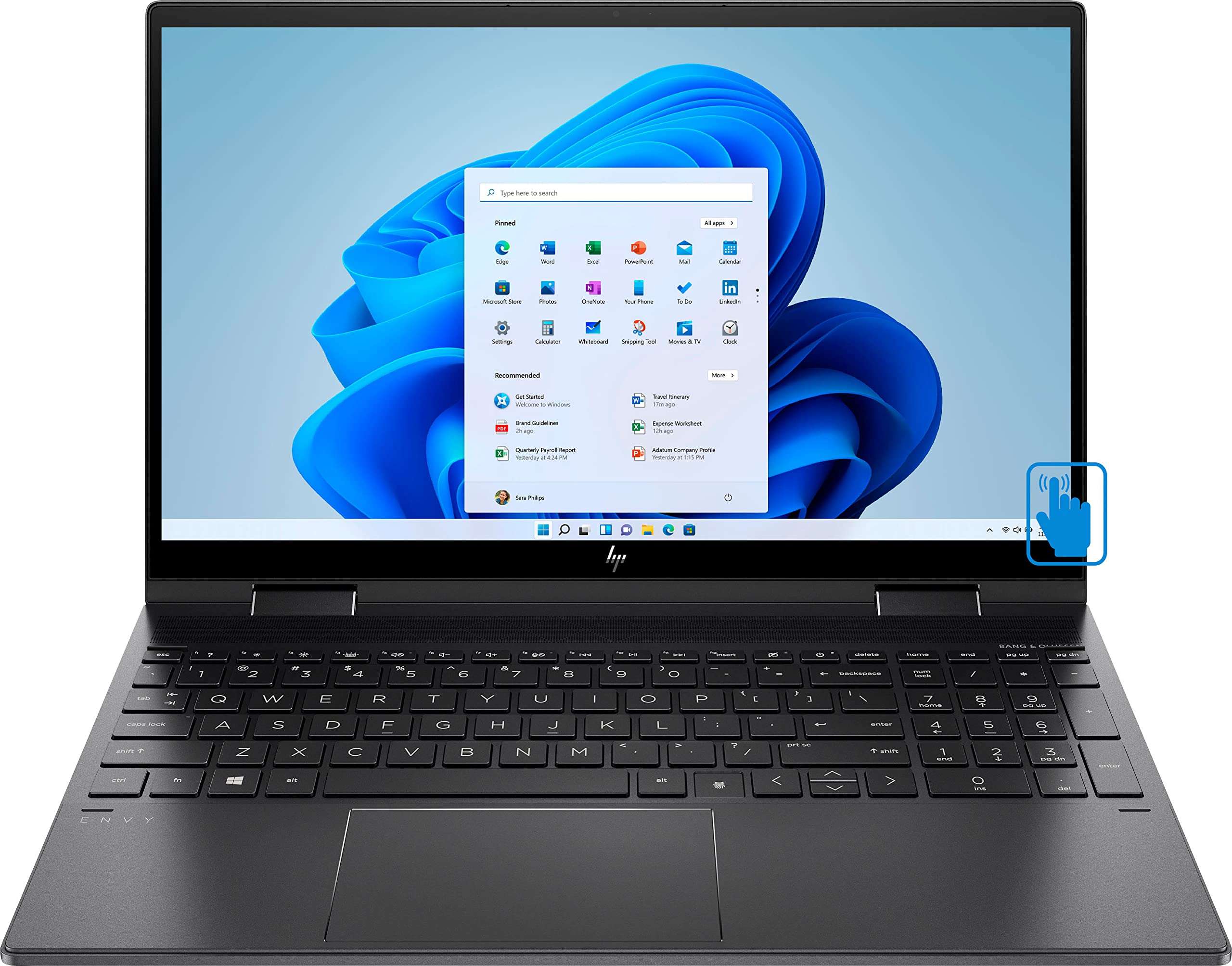 HP Envy x360 15-ey0023dx 15.6" Touchscreen FHD + IPS 2-in-1 Laptop (AMD Ryzen 7 5825U 8-Core, 64GB RAM, 512GB PCIe SSD, AMD Radeon, Backlit KYB, WiFi 5, Bluetooth 5.2, Webcam, Win11Home) w/Hub 4