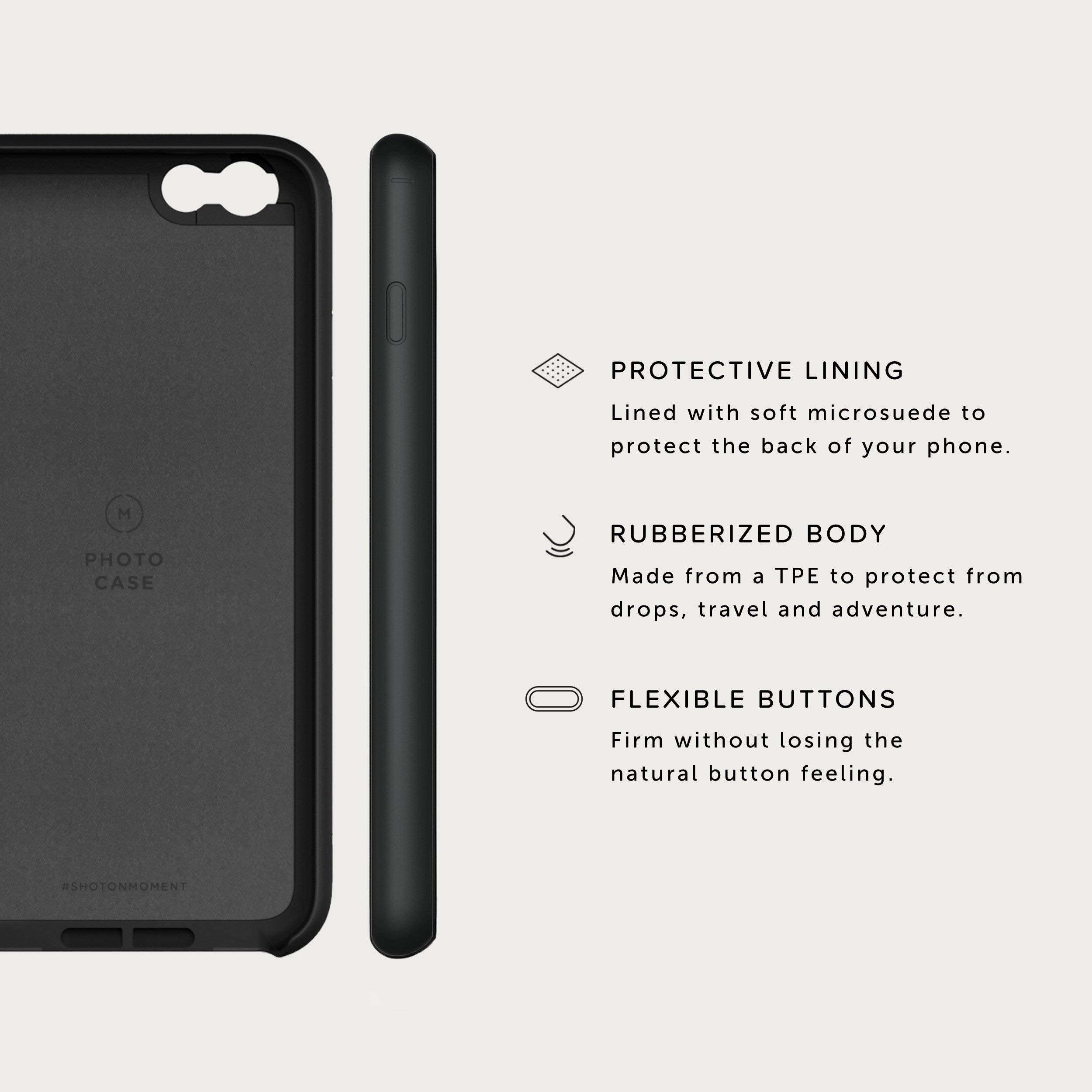 Moment Case iPhone SE 2020, iPhone 8/7-6ft Drop Protection and Strap Attachment and Strap Attachment 2