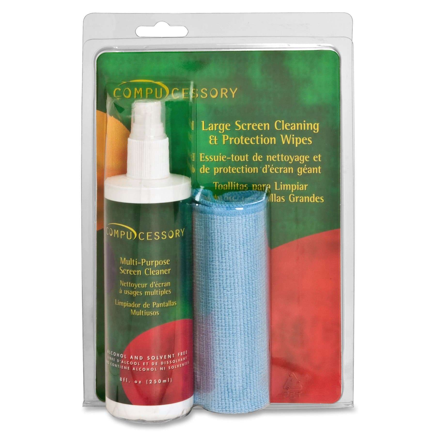 Compucessory LCD/Plasma Screen Cleaner with Cloth (CCS56268) 2
