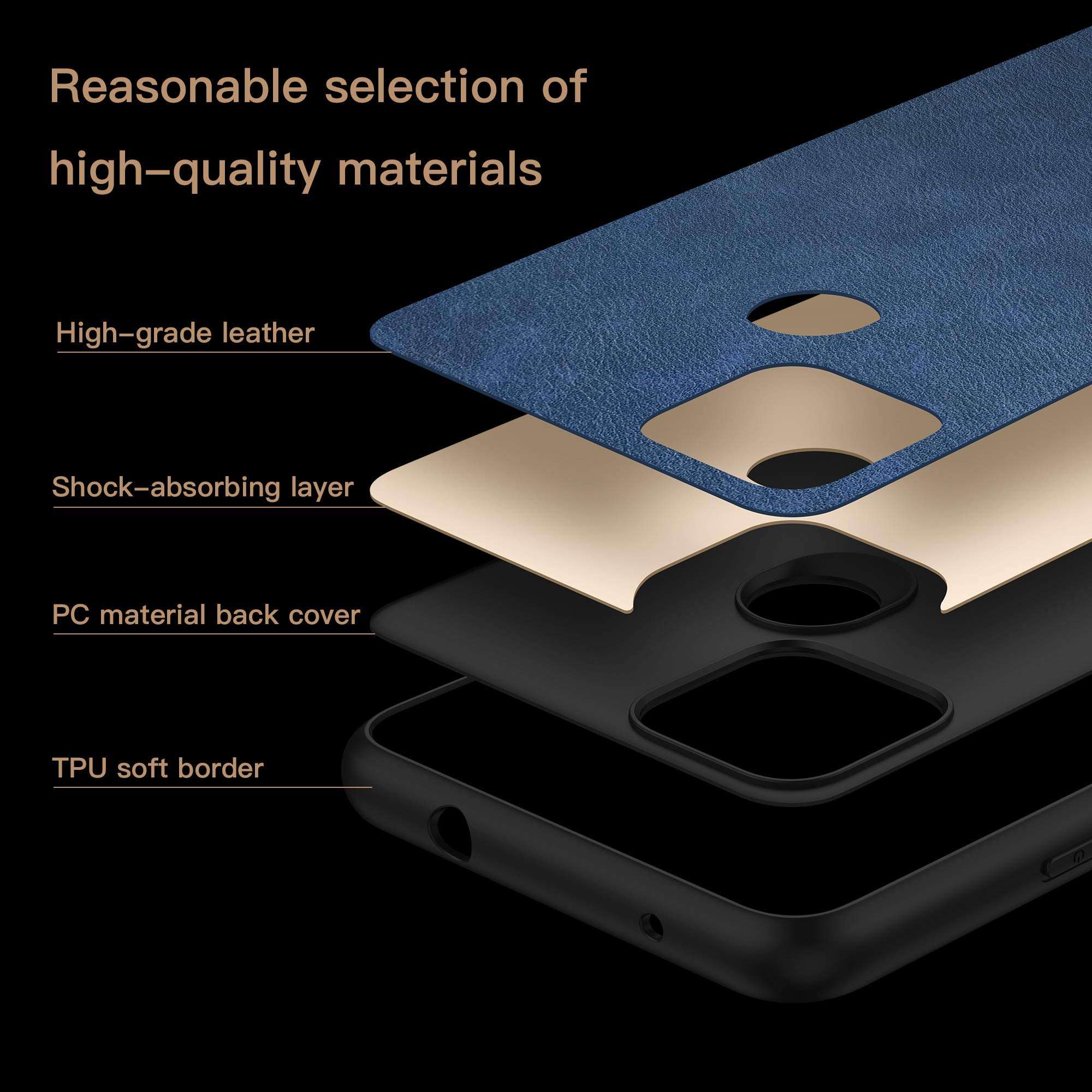 anccer Newborn Series for Google Pixel 4A 5G Case (Not Compatible for Google Pixel 4A 4G) - Blue 2