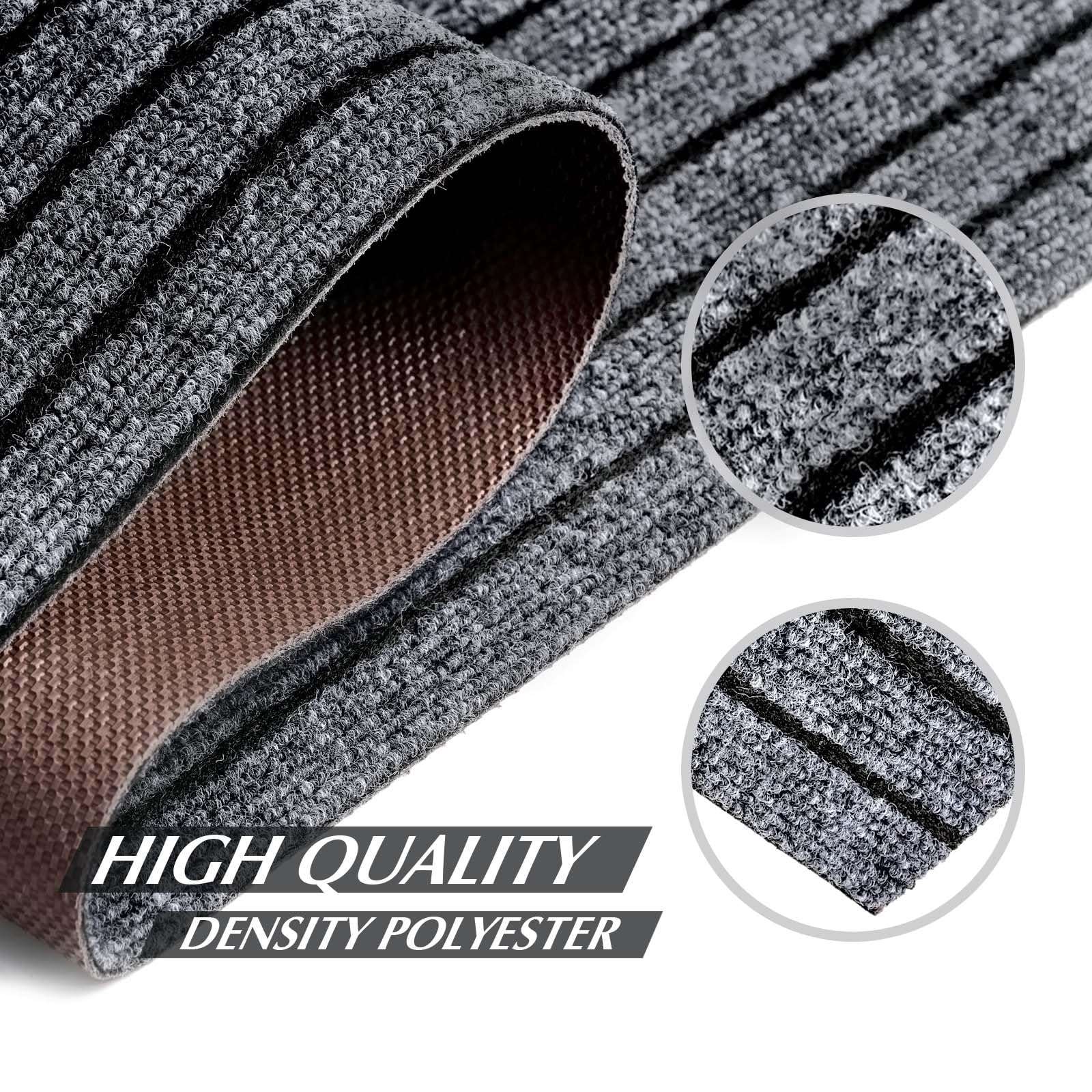 Morefany Outdoor/Indoor 2ft x 5ft Runner Rug, Hallway Custom Sizes Non-Slip Rubber Backing Area Runner Rugs Waterproof Carpet Rugs for Kitchen Entryway Balcony Garage Stair Laundry 3