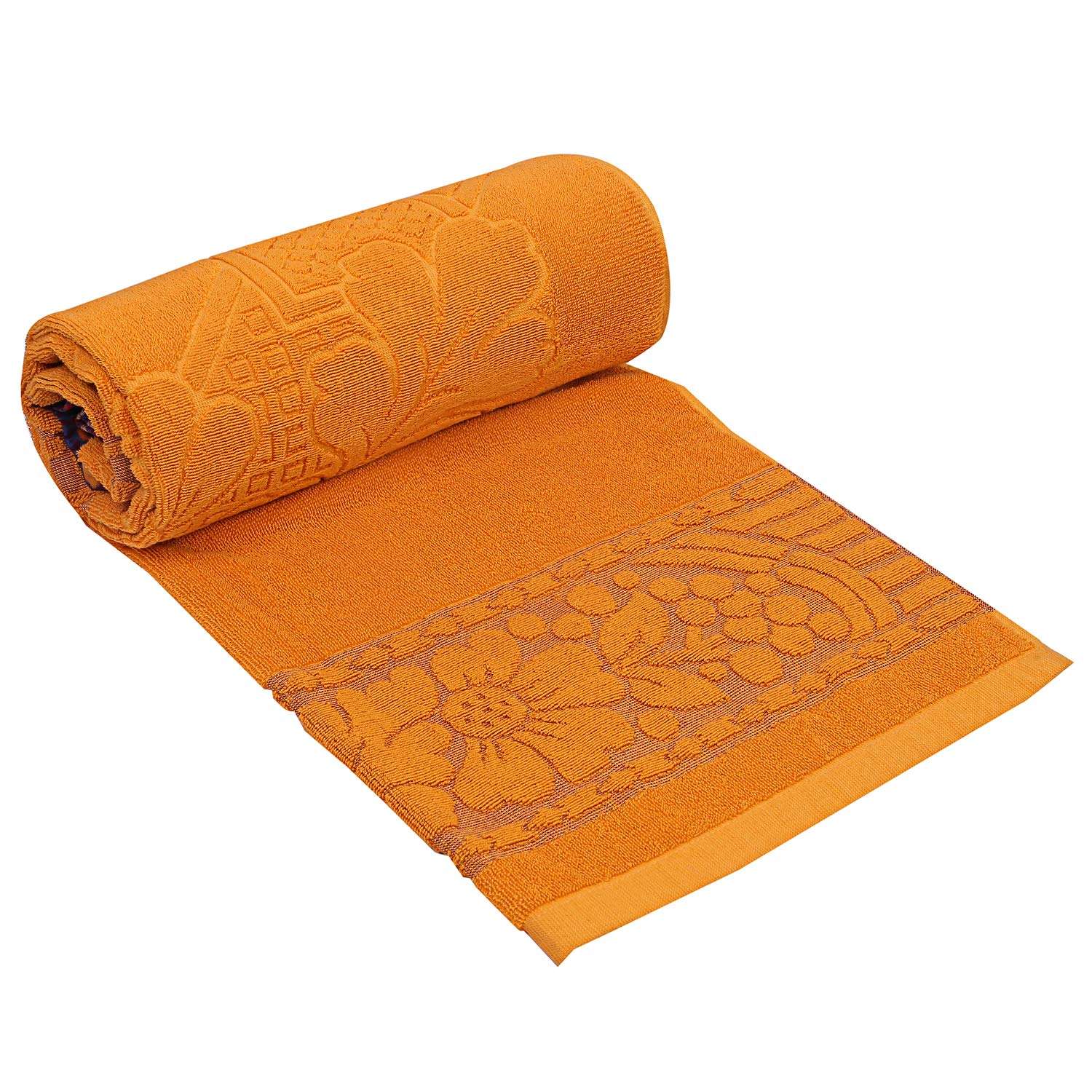 Kuber Industries 100% Cotton 5 Pieces Full Size Bath Towel 30"x60" (Yellow)-CTKTC29895 6