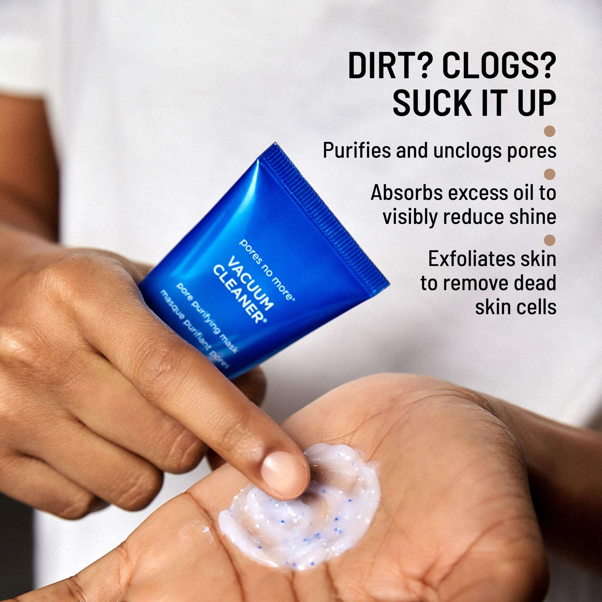 Dr. Brandt Pores No More Vacuum Cleaner - Pore-Purifying Mask to Unclog & Shrink Pores - 1 oz, Pack of 2 6