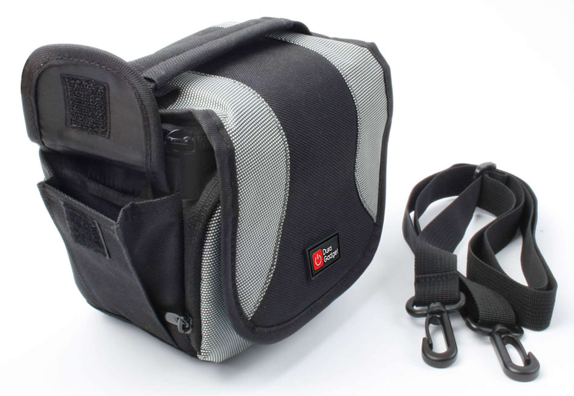 DURAGADGET Portable Carry Case with Padded Interior & Shoulder Strap - Compatible with Nikon Monarch 5 10x42 | 5 12x42 | 5 8x42 | 7 10x30 | 7 10x42 | 7 8x30 | 7 8x42 Binoculars 4