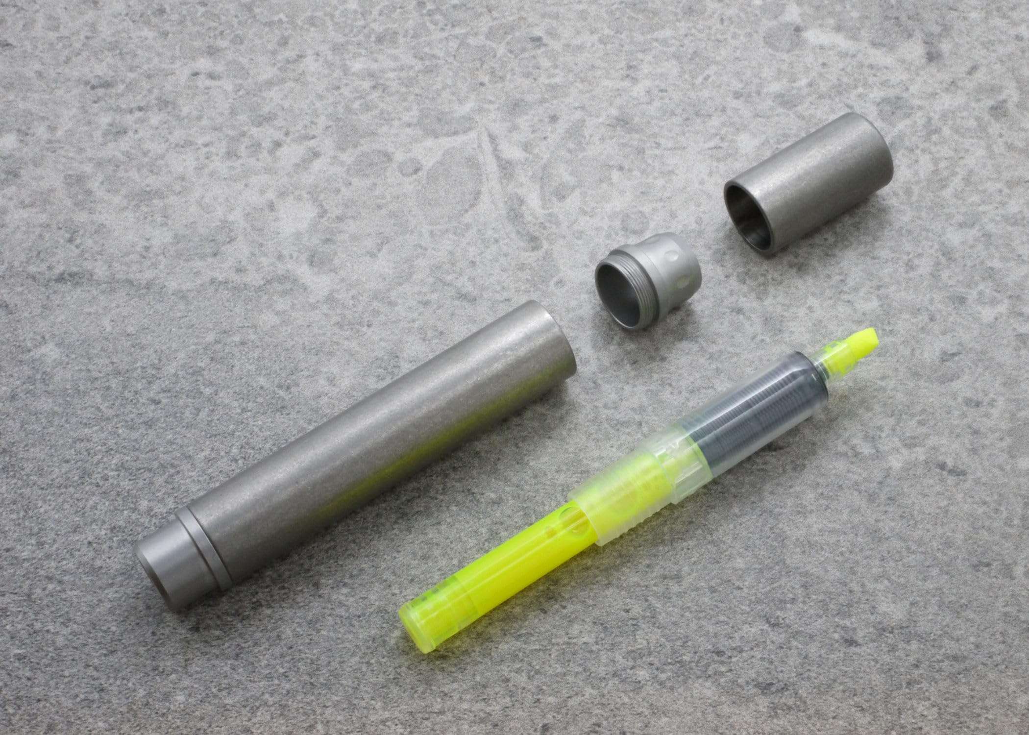 TEC Accessories - Hi-MARKR Pen Highlighter Cartridges – Yellow Color - Set of 30 Highlighter Refill Cartridges - Non-Toxic - Non-Bleed - Quick Drying - 3.4mm Bore Diameter 3