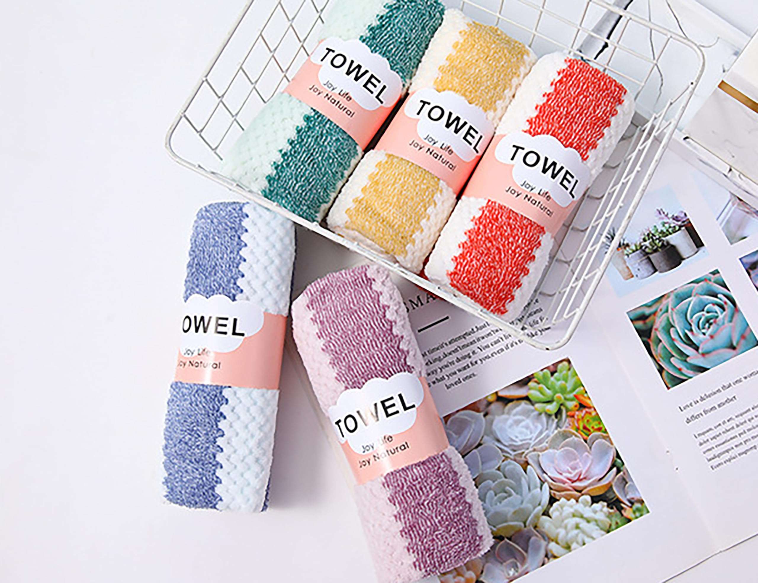 CLUZE Microfiber Face Towel Set, Super Soft Quick Drying Workout Sweat Towels, Hanging and Absorbent Hand Towel for Gym, Bathroom, Travel 35x75 cm (Pack of 5) 3