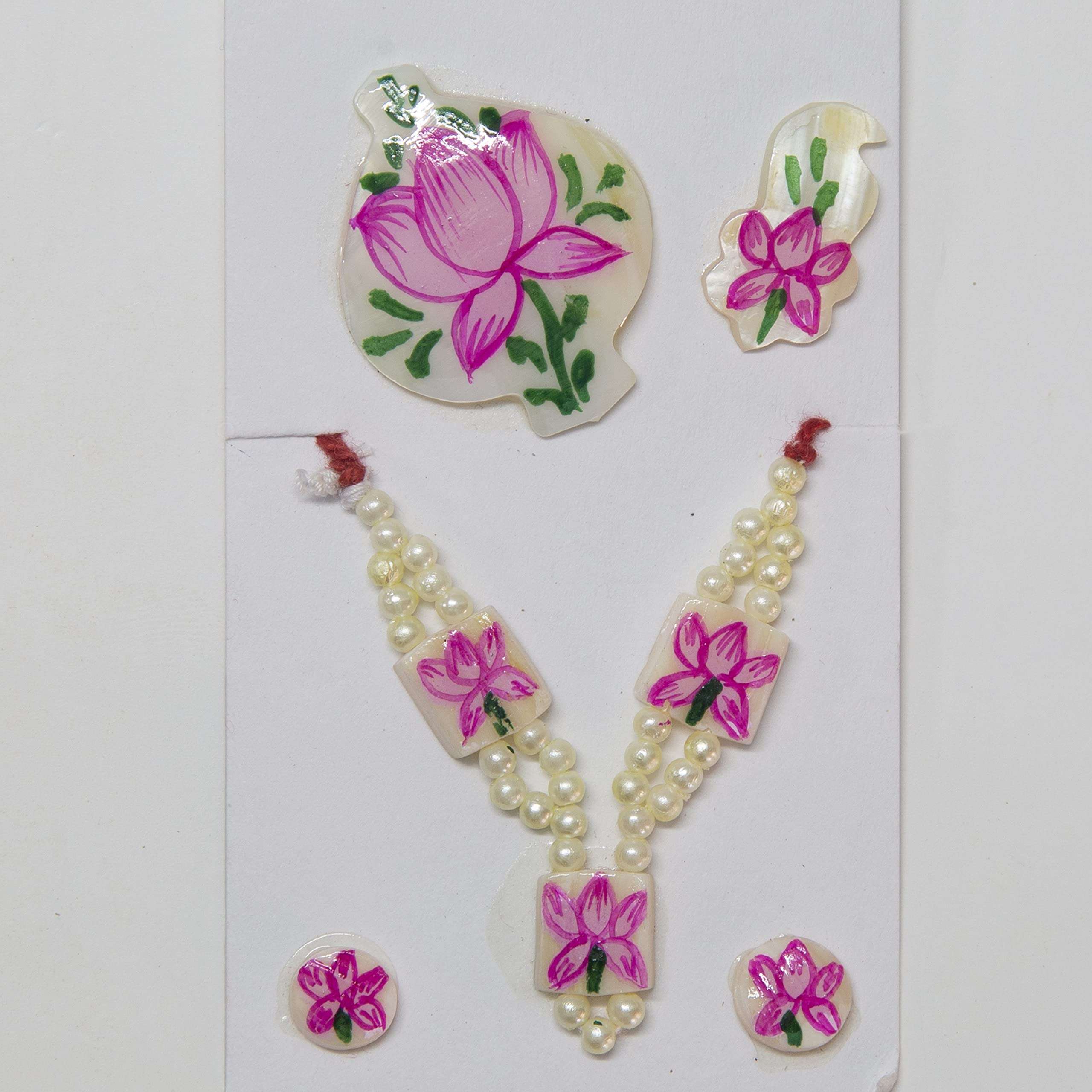 SHREEJI SHRINGAR Mala Set Including Kundal, Mukut and Shishful for All Swaroops of Krishna / .Laddu Gopal Accessories - Shreeji Shringar 5