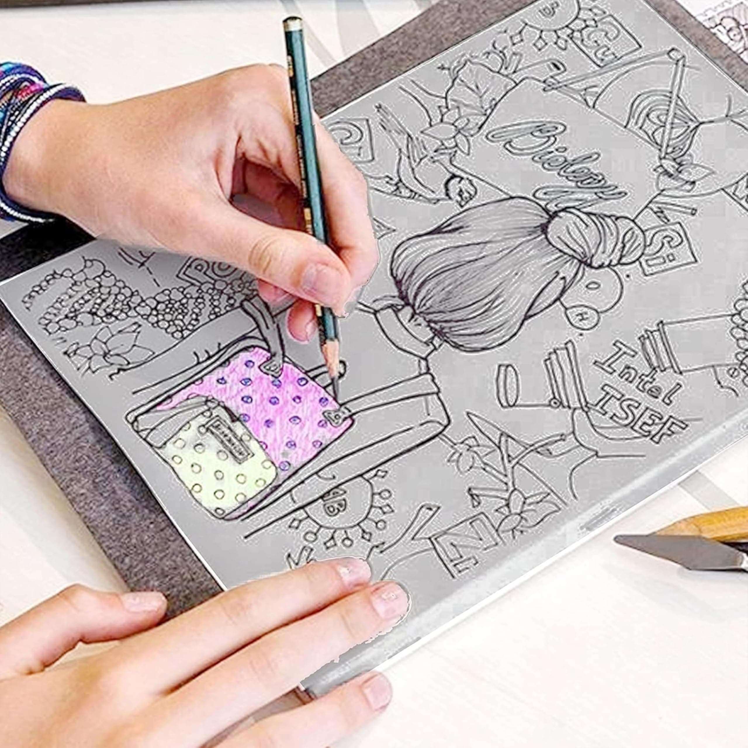 PG Creations 100 Sheets, A3 Tracing Paper, 100 GSM Thick Paper for Architects, Fashion Designers & Engineering Drawings, 16.5x11.7 Inch, White 6