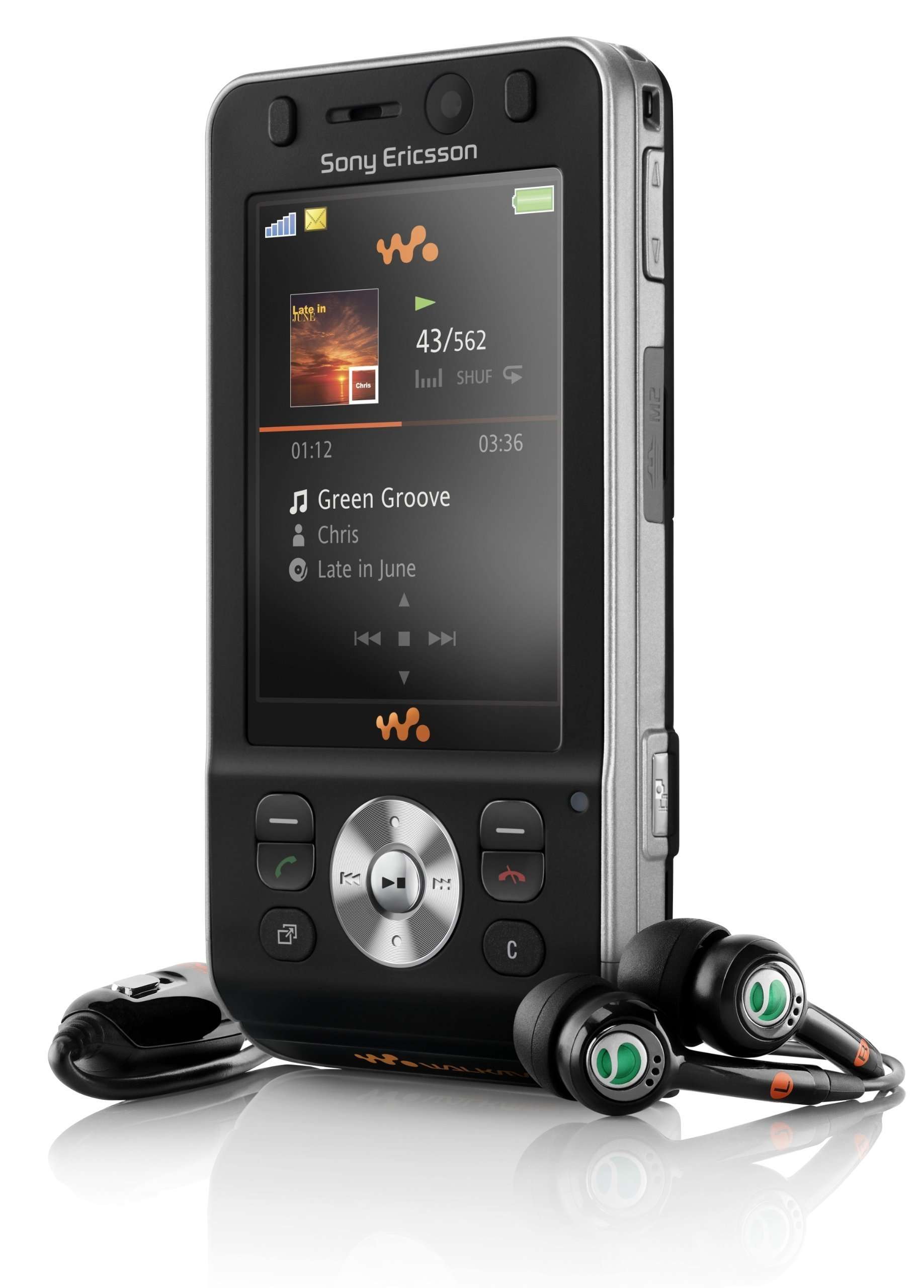 Sony Ericsson W910i Unlocked Cell Phone with 2 MP Camera, 3G, MP3/Video Player, Memory Stick Micro Slot-International Version with No Warranty (Noble Black) 1