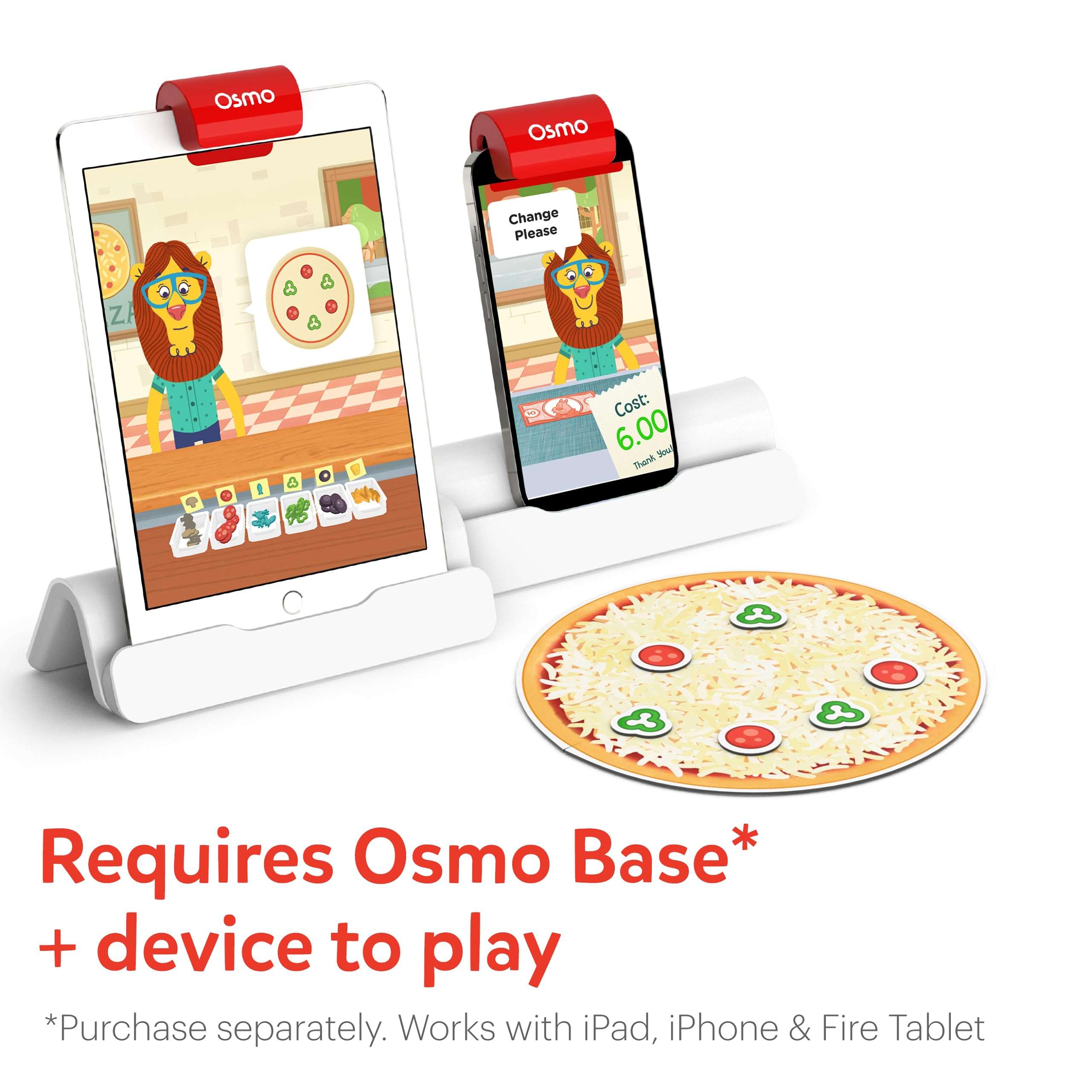 Osmo - Pizza Co. Game - Ages 5-12 - Communication Skills & Business Math - For iPad & Fire Tablet (Base Required) 2