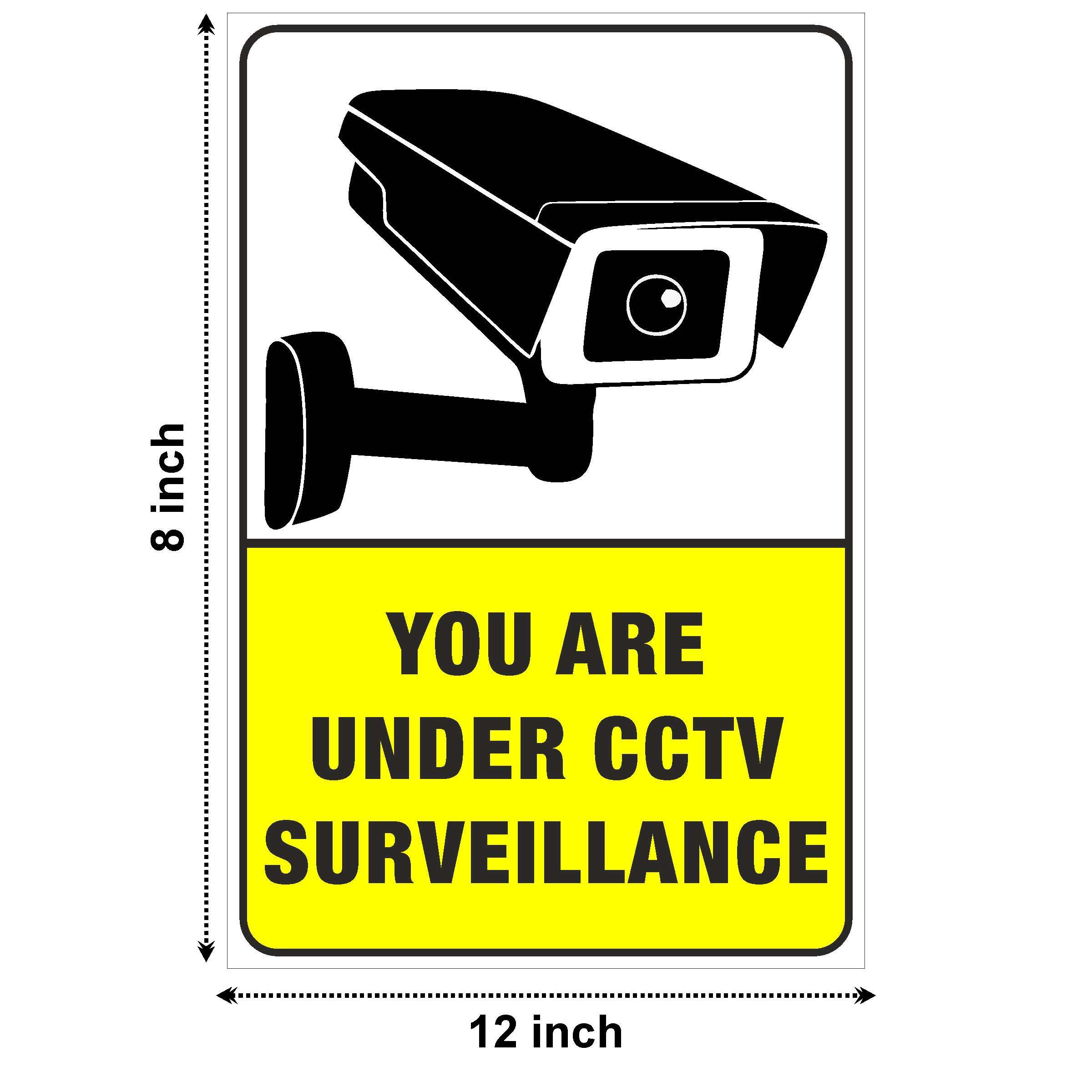 KARTMEN Safety & Warning Sign Board You are under CCTV 1 Surveillance 3