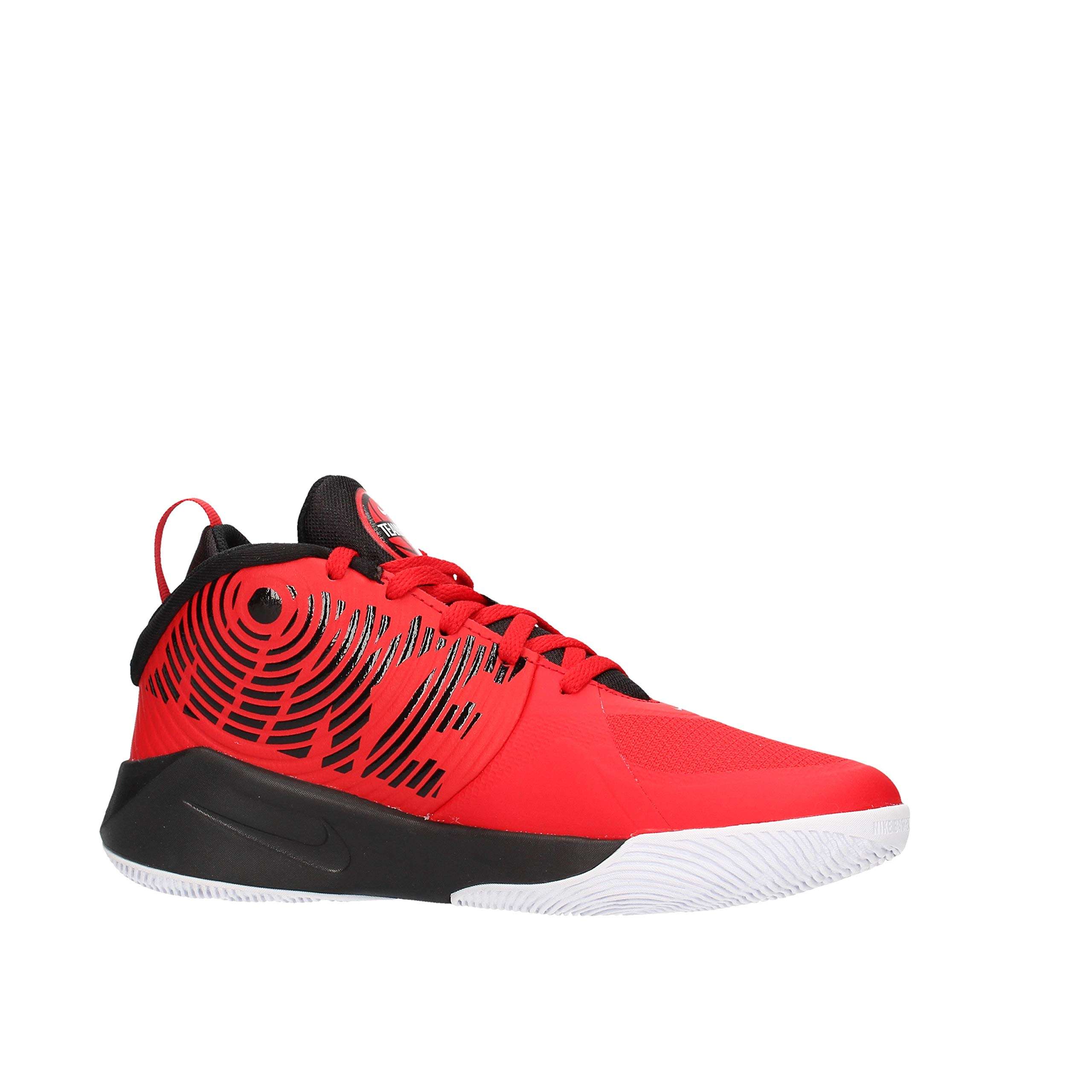 Nike Kid's Team Hustle D 9 (GS) Shoe, University red/Black - White, 4.5Y Regular US Big Kid 6