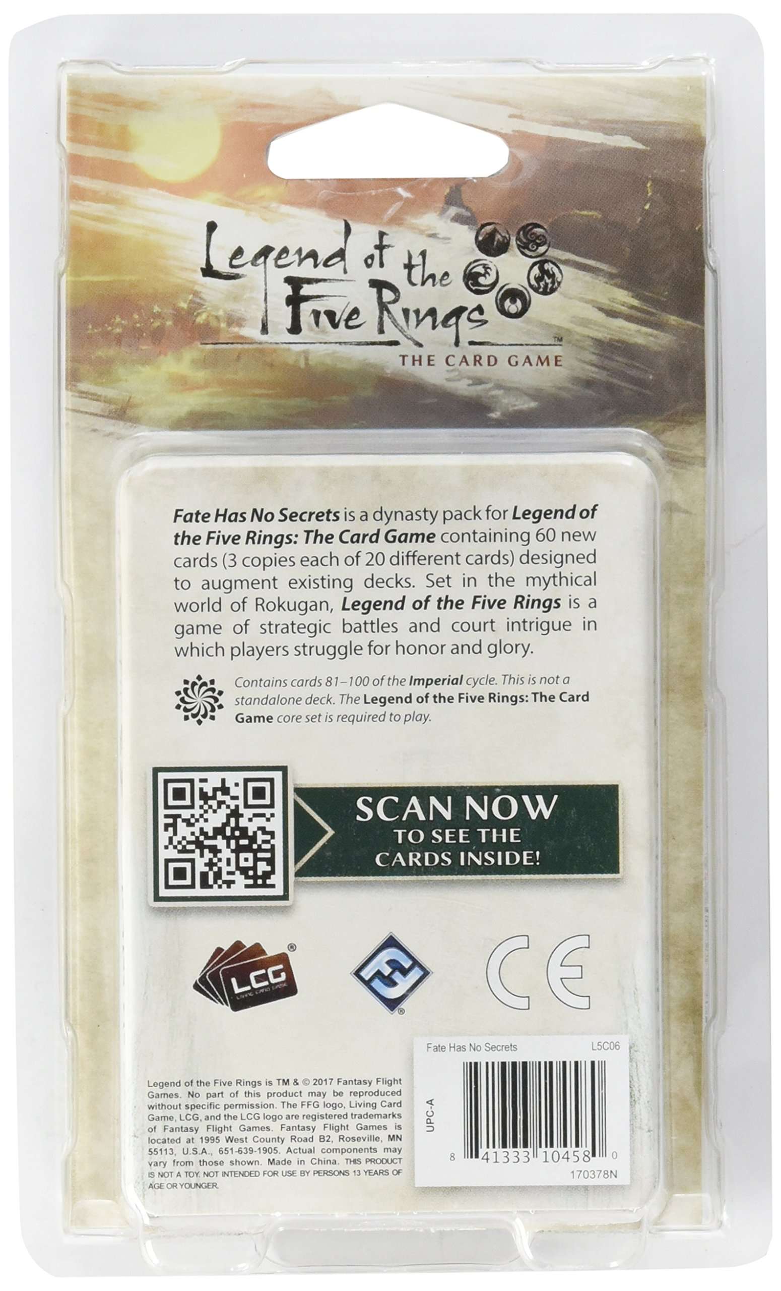 Legend of the Five Rings LCG: Fate Has No Secrets - Tactical Strategy Game for Kids & Adults, Ages 14+, 2 Players, 45-90 Minute Playtime, Made by Fantasy Flight Games 2