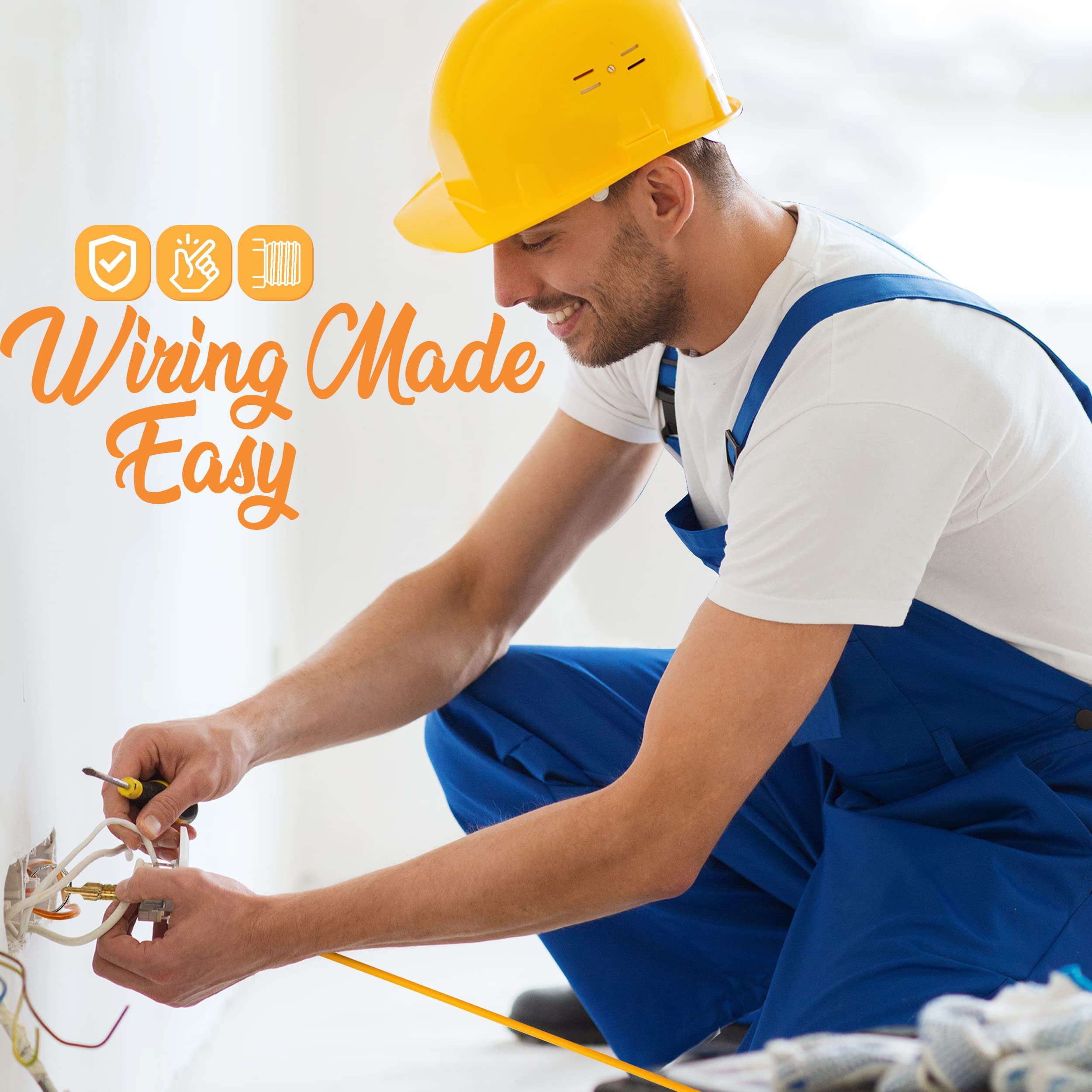 33' Fiberglass Fish Tape Wire Puller - Flexible Wire Puller Electrical Fish Rod to Fish Wire Through Wall, Pull/Push Pole for Cable Fishing Tools - by Ram-Pro 6