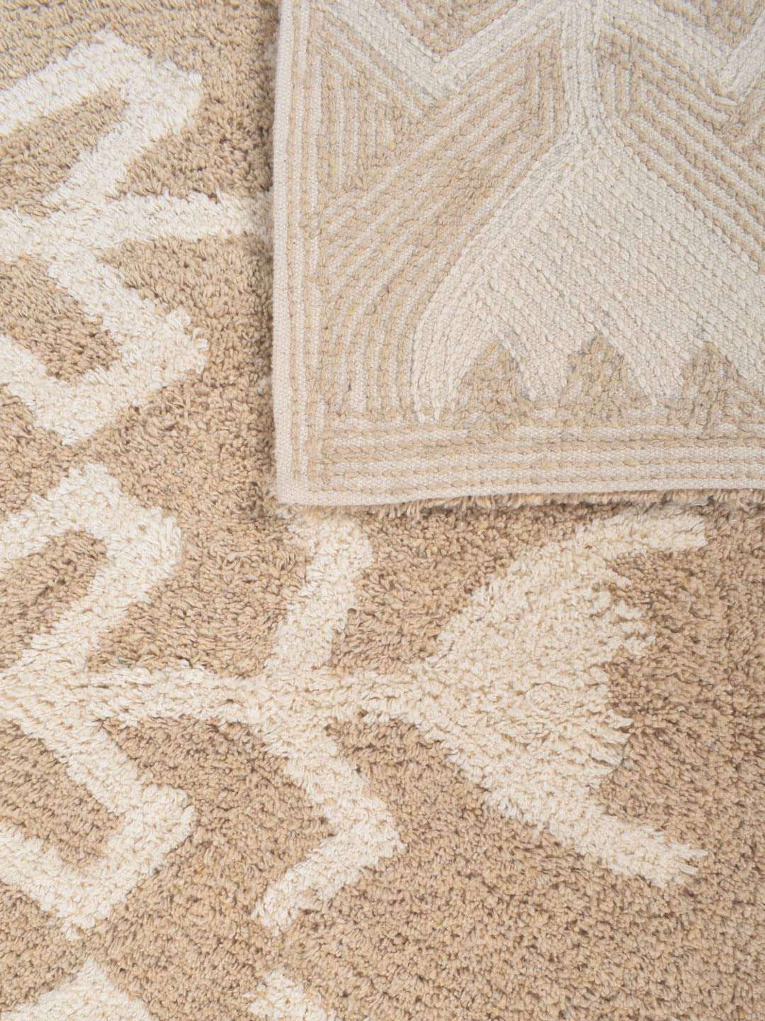 BLANC 9 Bathmats & Doormats |Non Slip Washable Cotton Mat| for Bathtub, Floor, Kitchen and Living Room (45X70Cm) 3