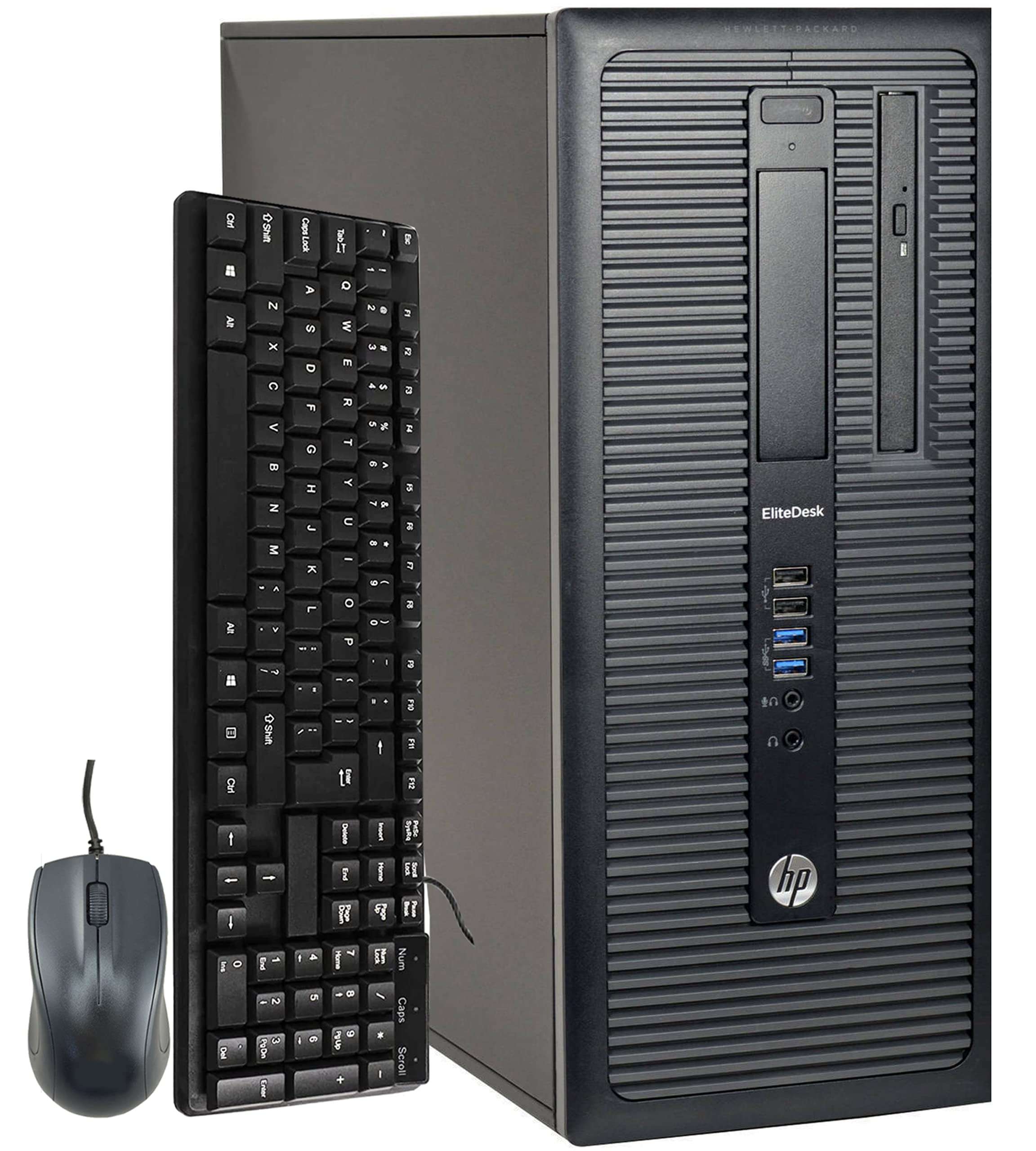 Hp EliteDesk 800 G1 Tower Computer Desktop PC, Intel Core i7 3.4GHz Processor, 16GB Ram, 256GB M.2 SSD, WiFi & Bluetooth, HDMI, Nvidia GeForce GT 1030 DDR5 2GB, Windows 10 Pro (Renewed)