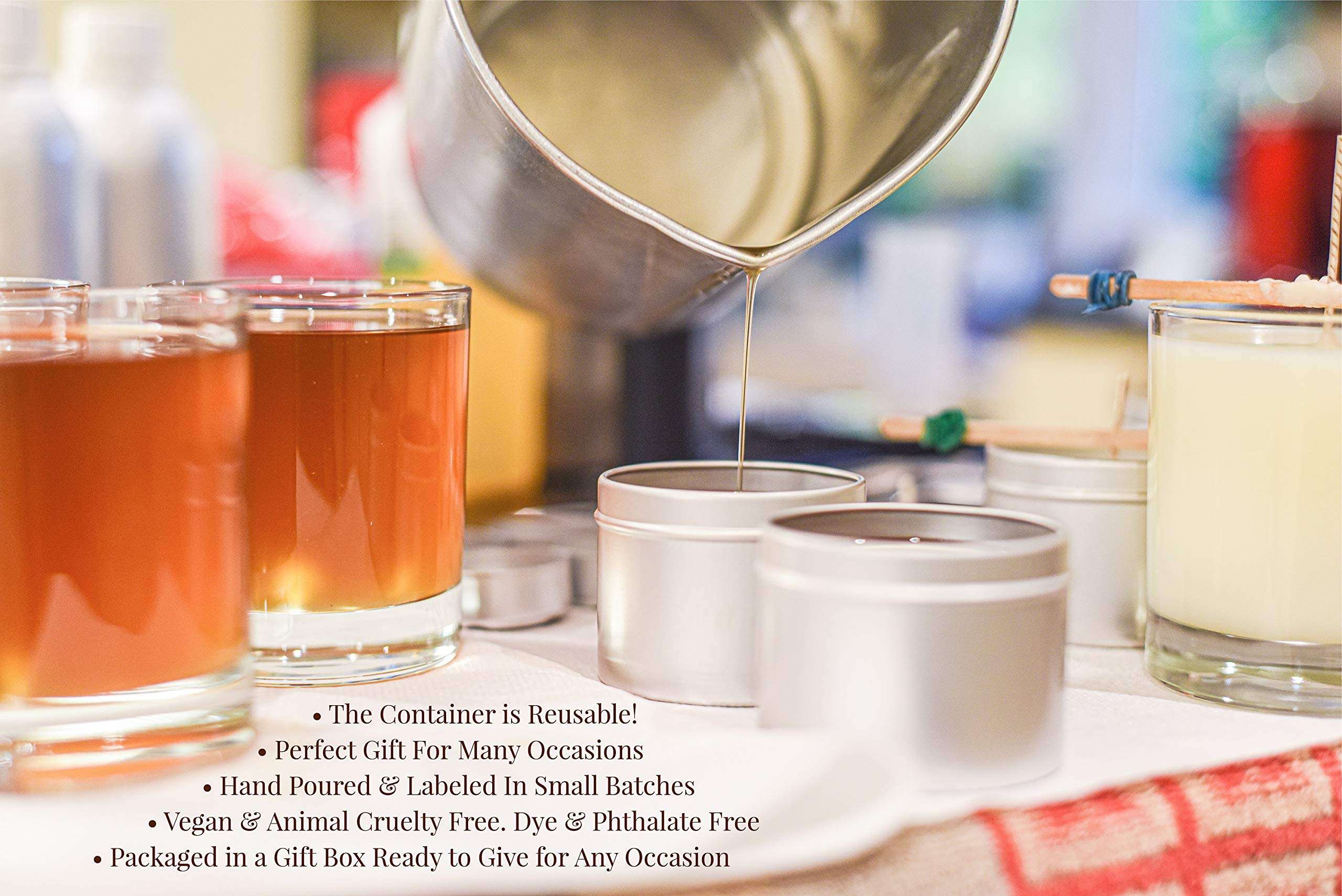 Cedar Crate Market - Big Nick Energy Christmas Candle - Warm Toasted Marshmallow, Vanilla and Fire Scented Soy Candles for Home | 13.5 oz Clear Jar, 55+ Hour Burn Time, Made in The USA 5