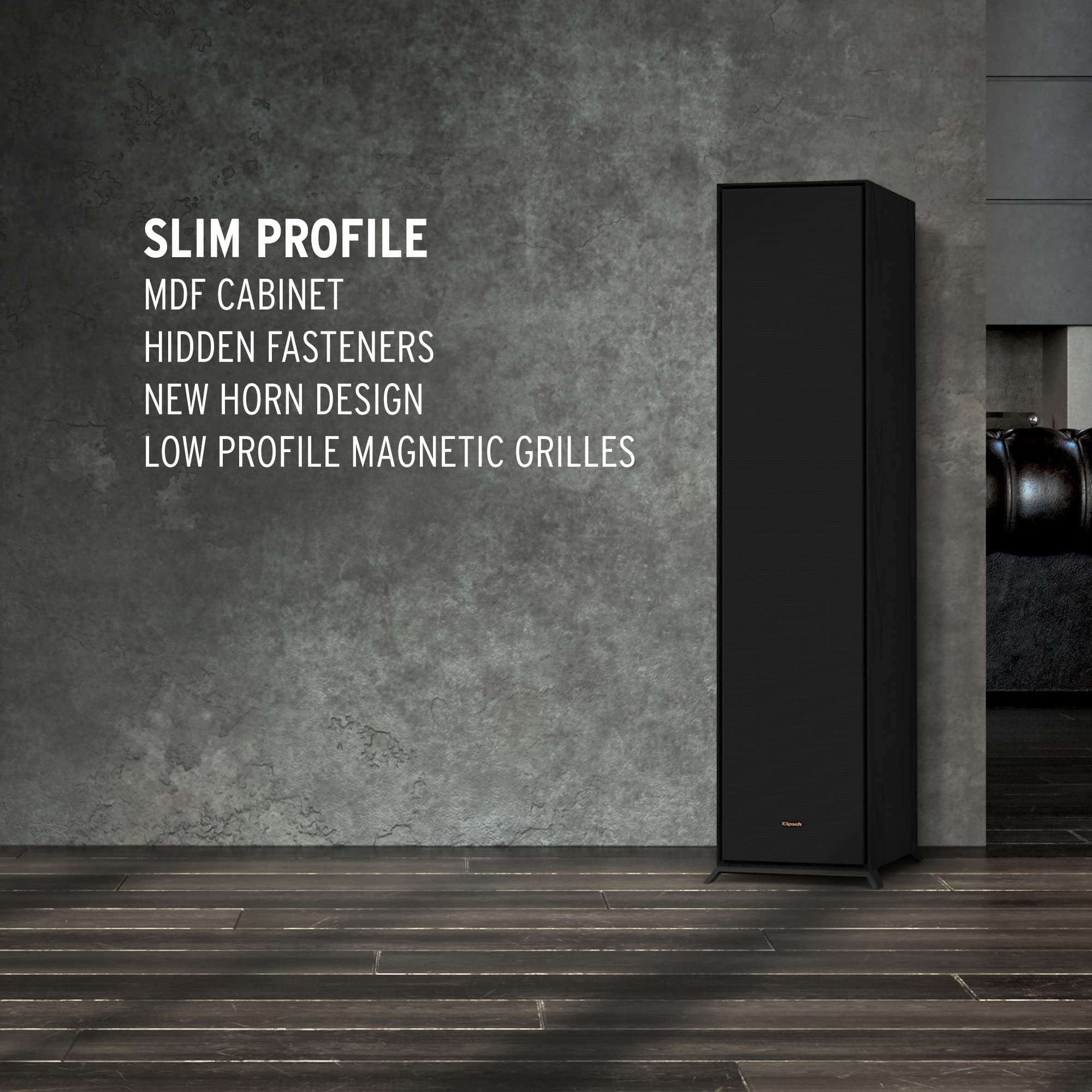 klipsch Reference Next-Generation R-800F Horn-Loaded Floorstanding Speaker for Best-in-Class Home Theater 6