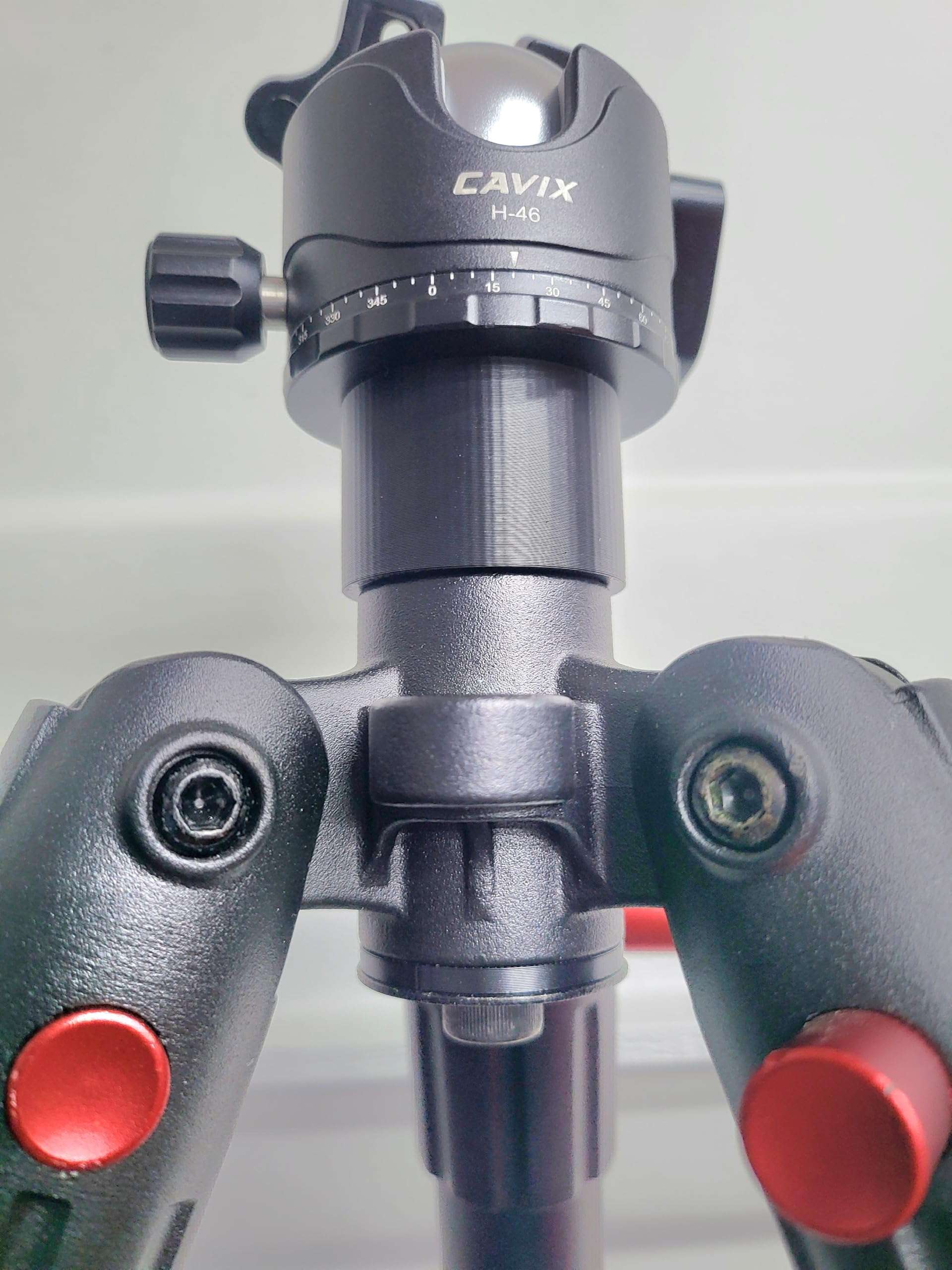 Ball Head Adapter for Bog Death Grip with 1-inch Riser, Camera Mount Accessory 1