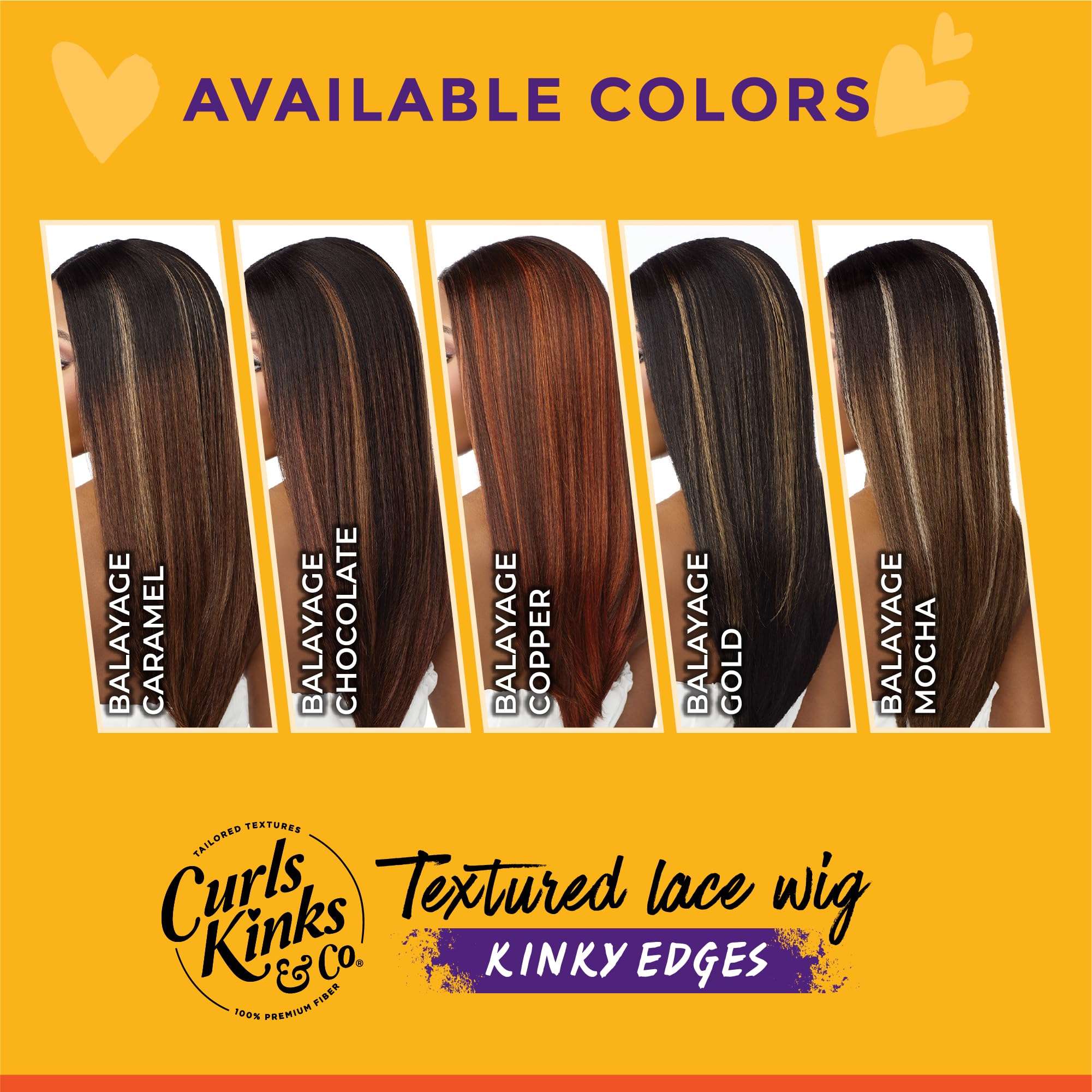 Sensationnel Curls Kinksandco Kinkyedges Wig - Kinky Loose Spiral 24 Inch Y Part Lace Natural Kinkytexture Edged Hairline for Natural 3C to 4C Hair Textures (BALAYAGEMOCHA) 6