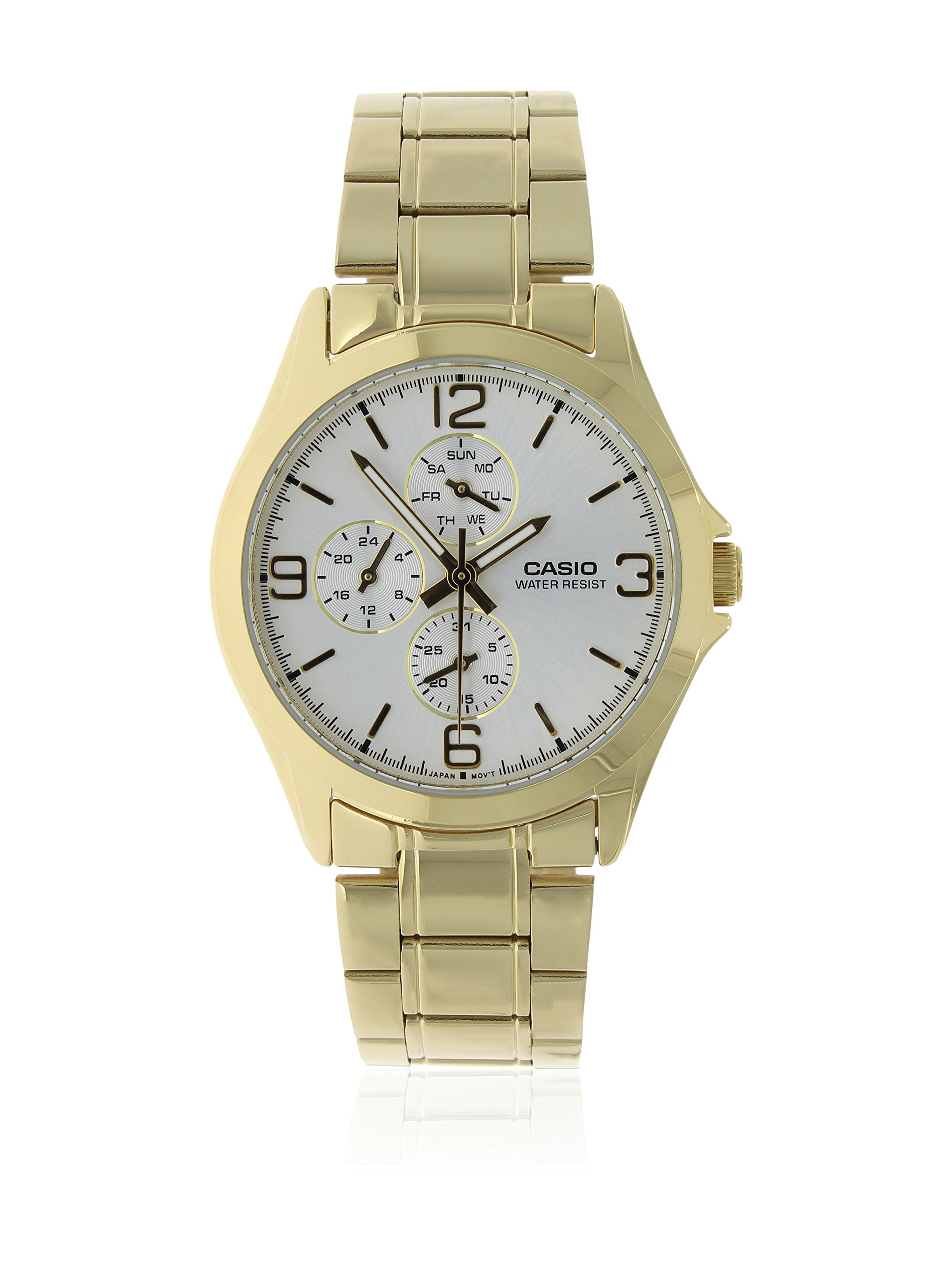Casio MTP-V301G-7A Gold-Tone Stainless Steel Watch - Multi Dials