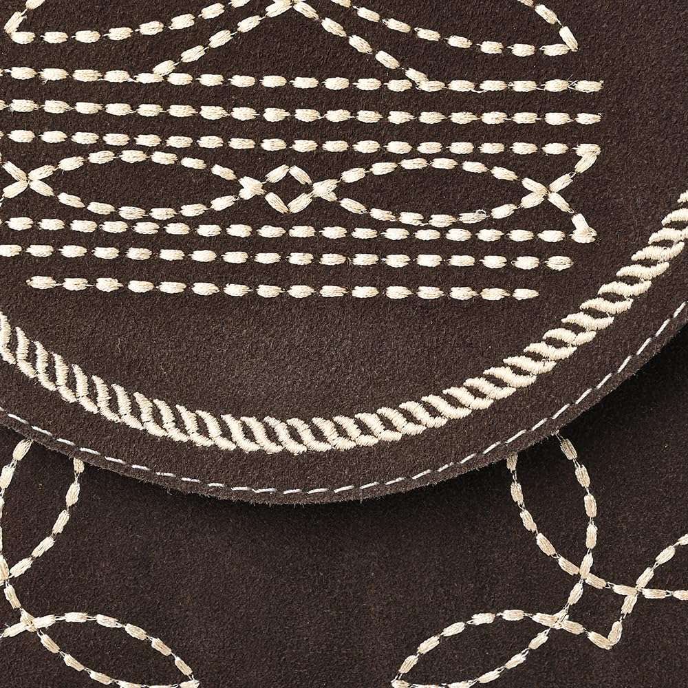 American Darling Cross Body Suede Genuine Western Leather Women Bag Western Handbag Purse | Western leather handbag | Hand tooled leather purse | Genuine suede crossbody bag 6