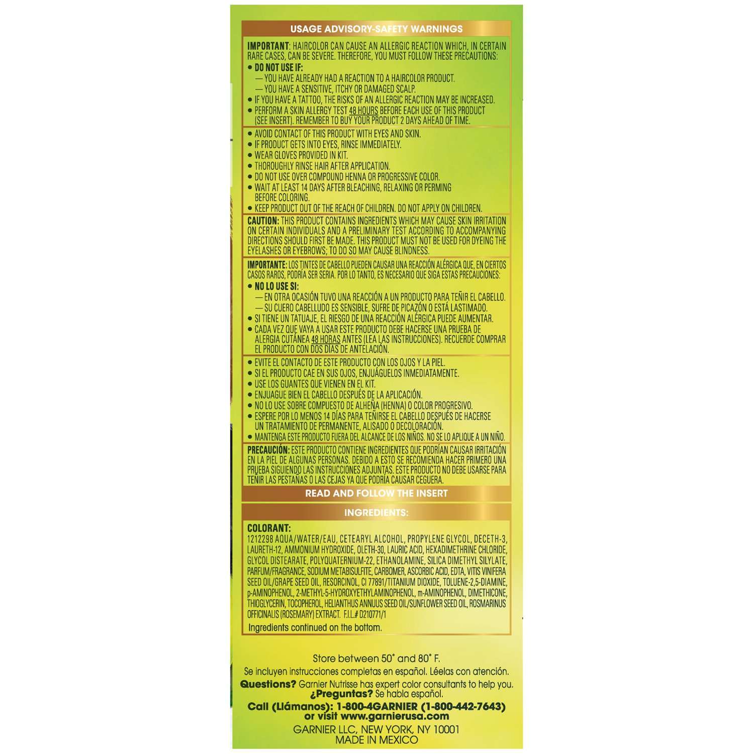 Garnier Nutrisse Nourishing Hair Color Creme, 80 Medium Natural Blonde (Butternut) (Packaging May Vary) 5