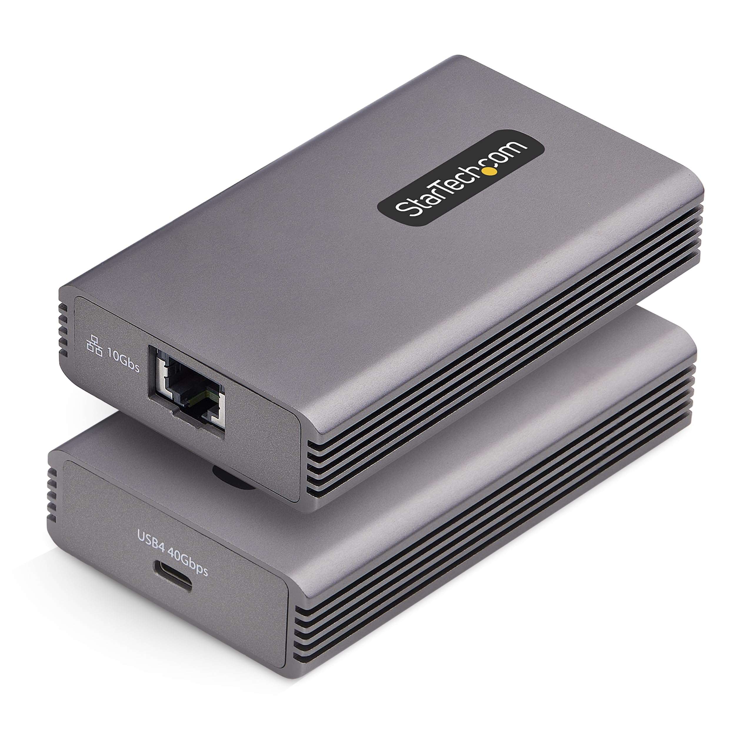StarTech 10GbE USB4 Ethernet Adapter, External 10Gb Network Card, Thunderbolt 3/4 / 5 Compatible, 10/5/2.5/1Gbps /100Mbps, for Mac/Windows 1