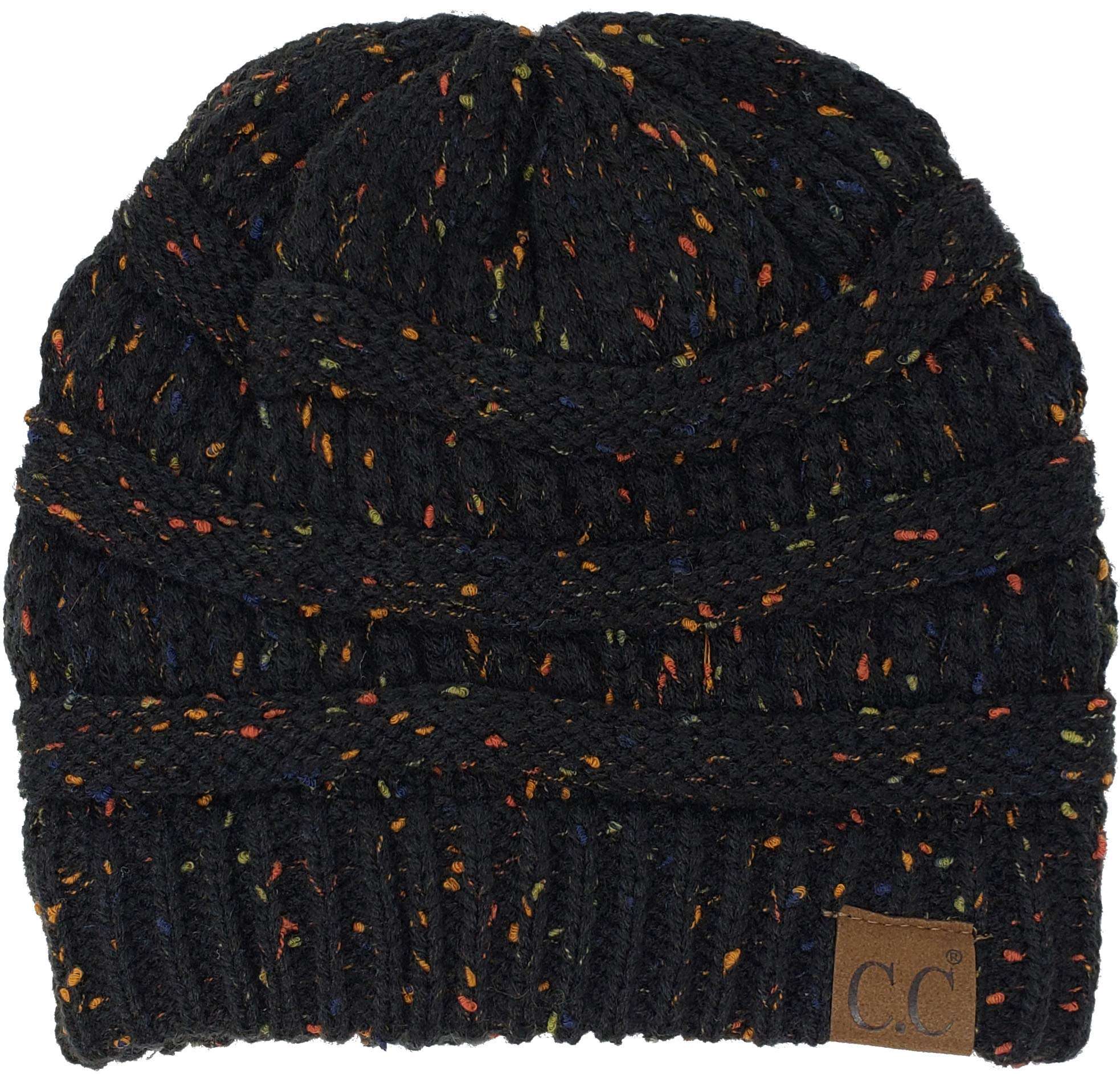 Funky Junque Confetti Knit Beanie - Black 3
