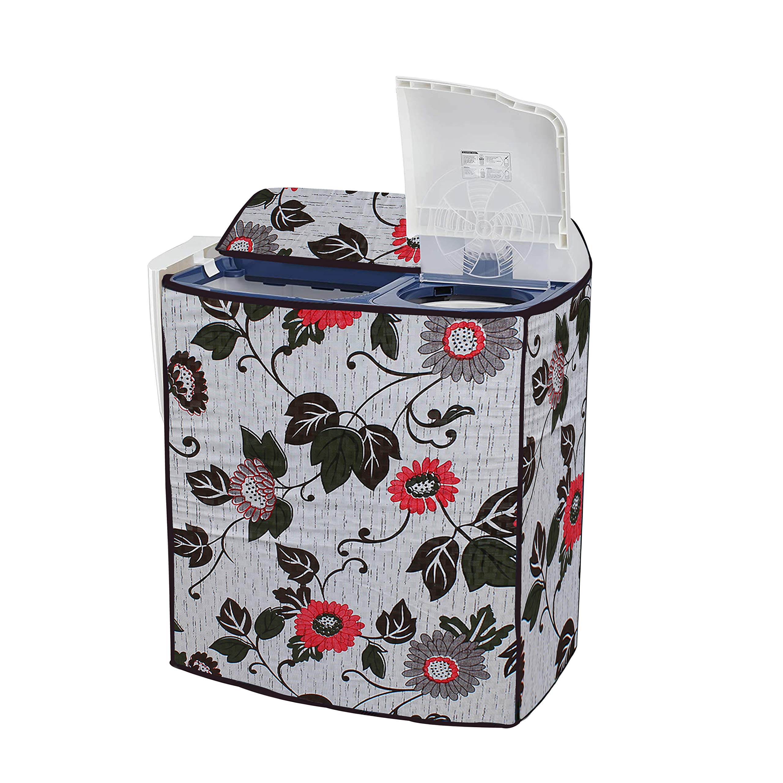 Star Weaves Semi Automatic Washing Machine Cover for GODREJ 8.5KG Top Loading WSEDGE ULTS 85 5.0 DB2M CSGR - Waterproof & Dustproof Cover KUM21