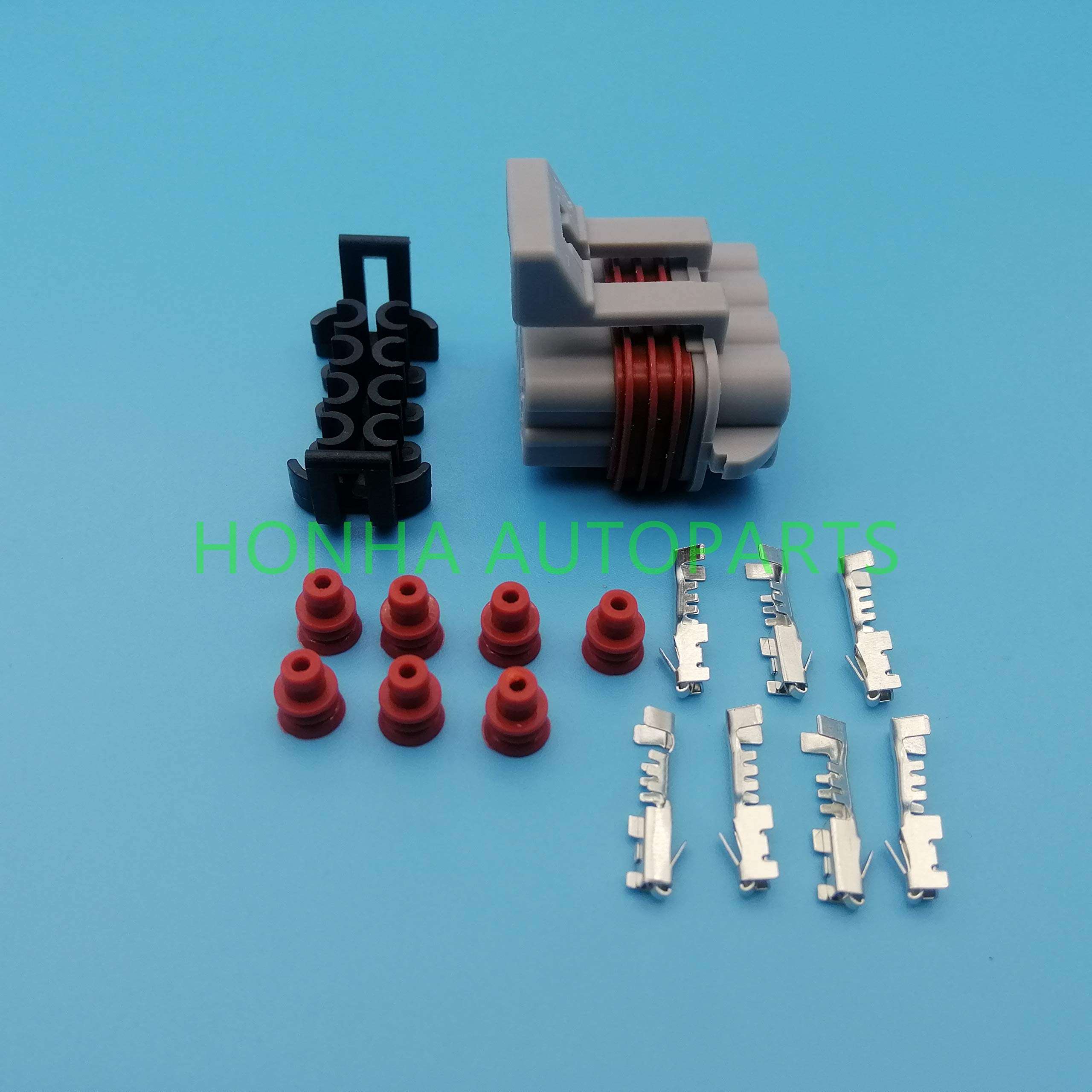 Davitu Cables, Adapters & Sockets - 2pcs 7 pin auto plastic housing plug wiring electric plastic female connector 12047938 - (Color Name: 100 pcs) 5