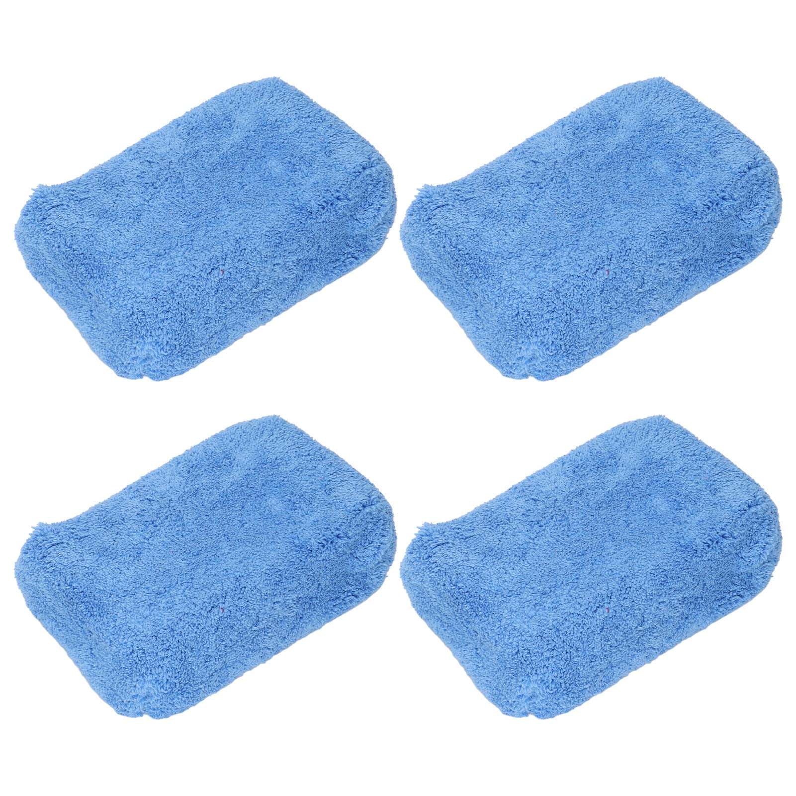 Hand Wax Polishing Pad, Microfiber Applicator Square Multifunctional for Car Window
