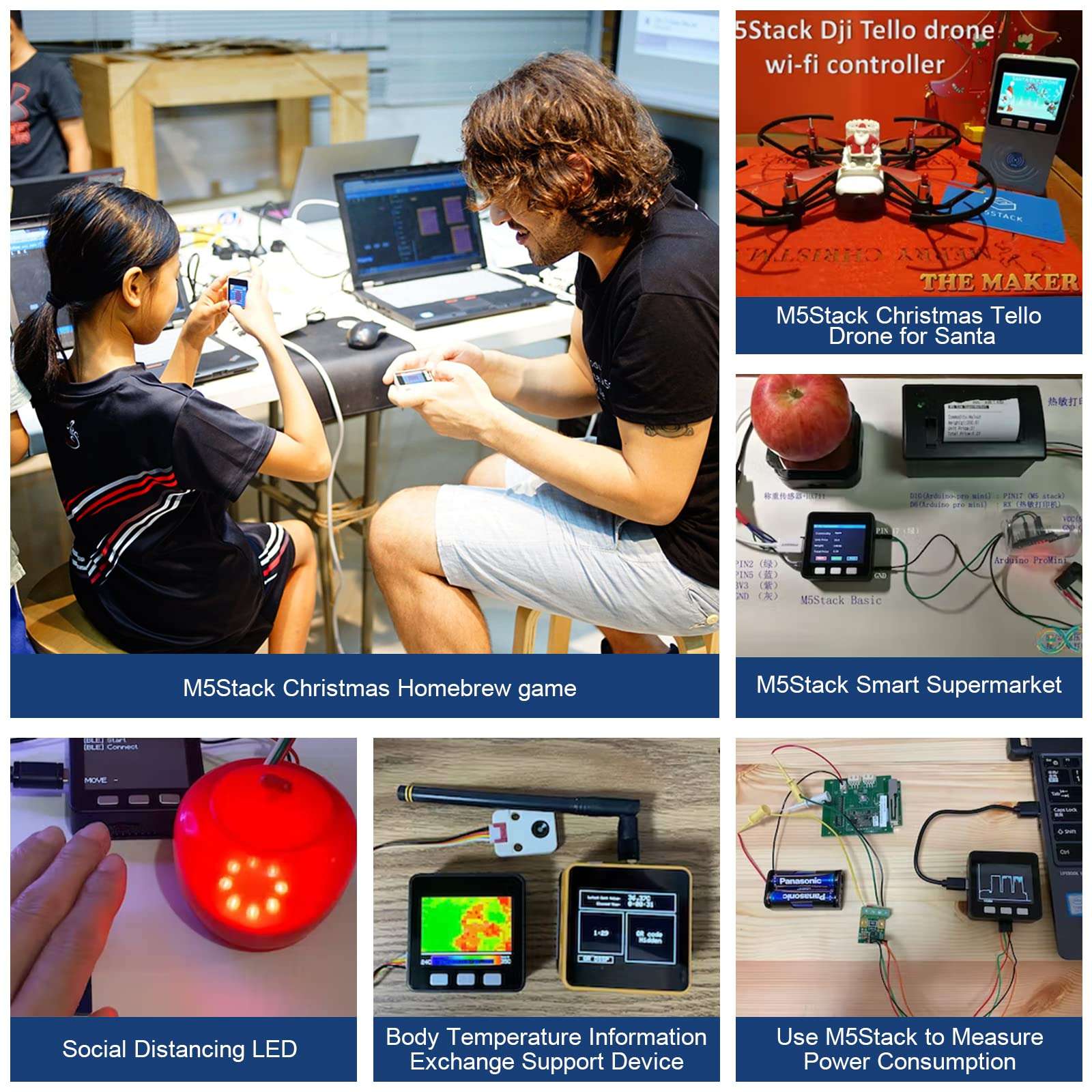 M5Stack ESP32 Basic Core IoT: Development Kit V2.6 2.0-inch IPS Display Panel Espressif ESP32 Chip, Compatible with Arduino ESP32-IDF MicroPython UIFlow 6