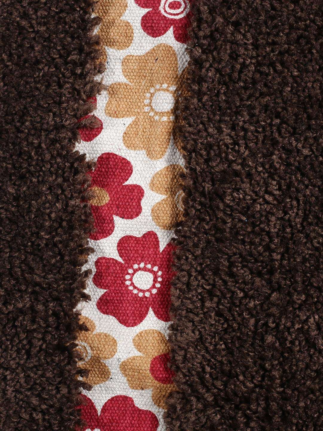 Saral Home Blossom Soft Cotton Durable & Washable Multipurpose Runner for Home/Kitchen/Living Area/Lobby/Office with Anti Skid Backing (Brown, 40 Cm X 140 Cm) 5
