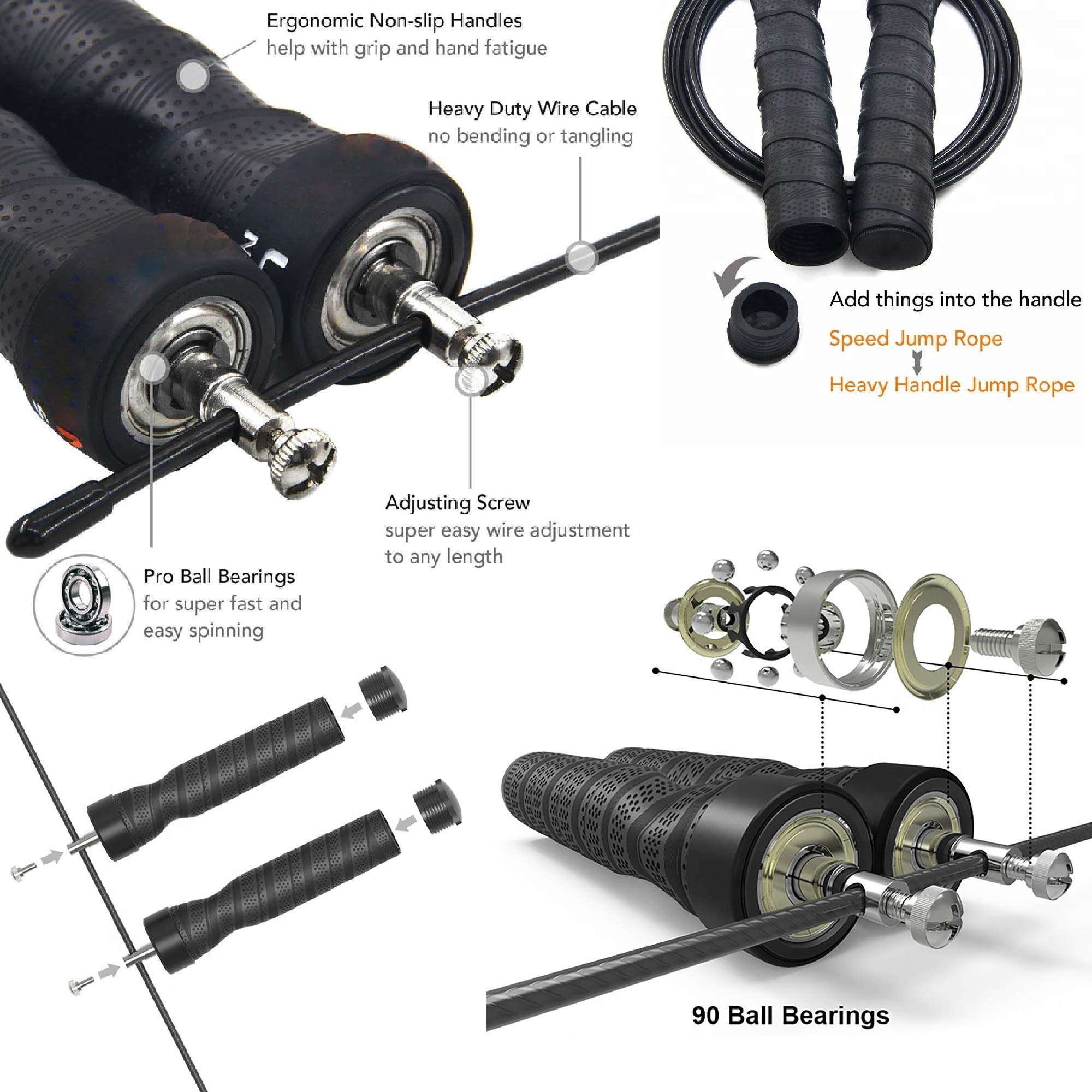 Home Workout Ropes and your Therapy Trainer - Exercises Weight Loss Jump Rope and Resistance Physical, Stretching Leg, Arm, Stomach Muscle Tension Straps - Band Fitness Equipment Bundle 4