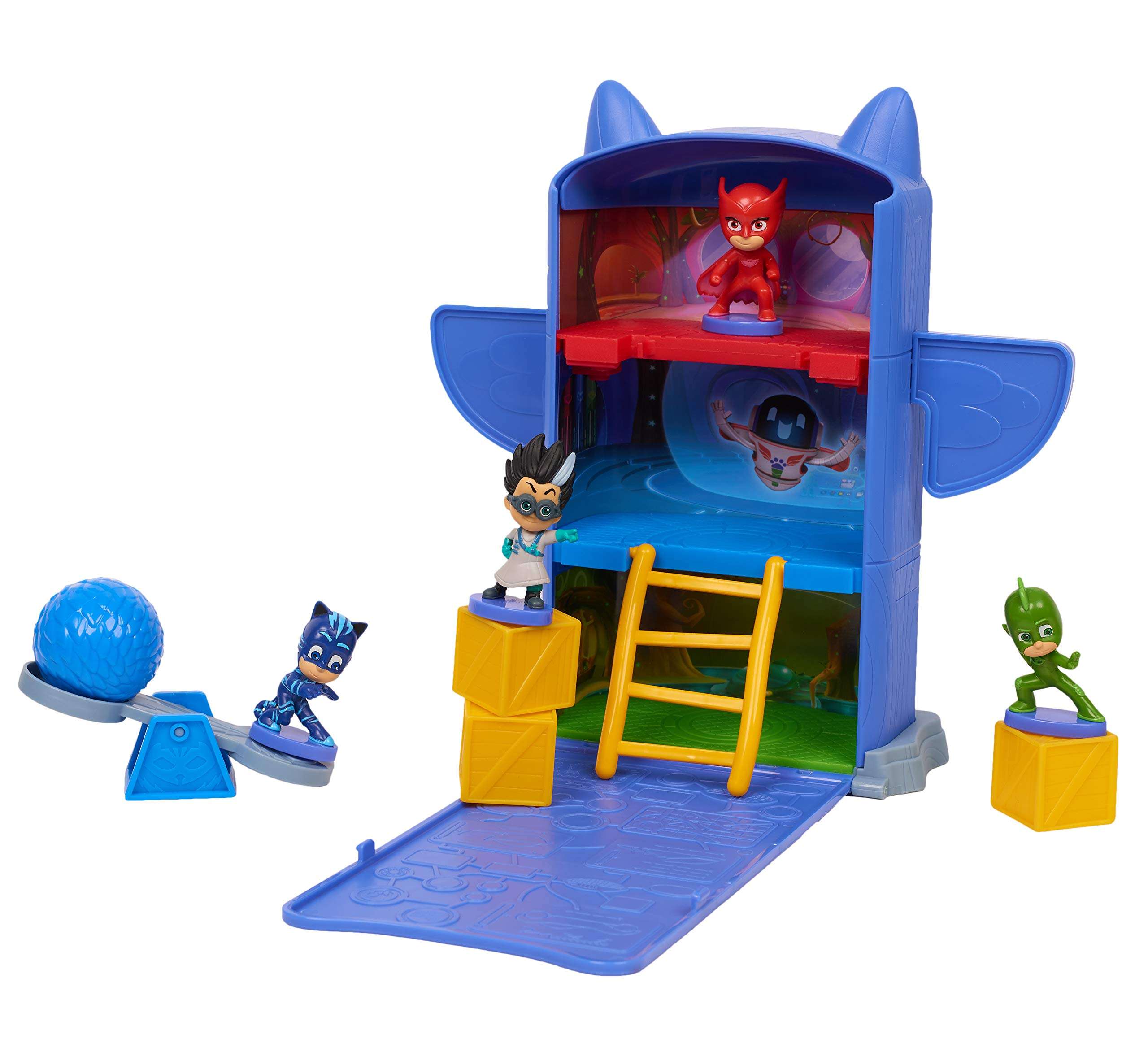 PJ Masks Fold N Go Headquarters for Boys 3+ and Above 1