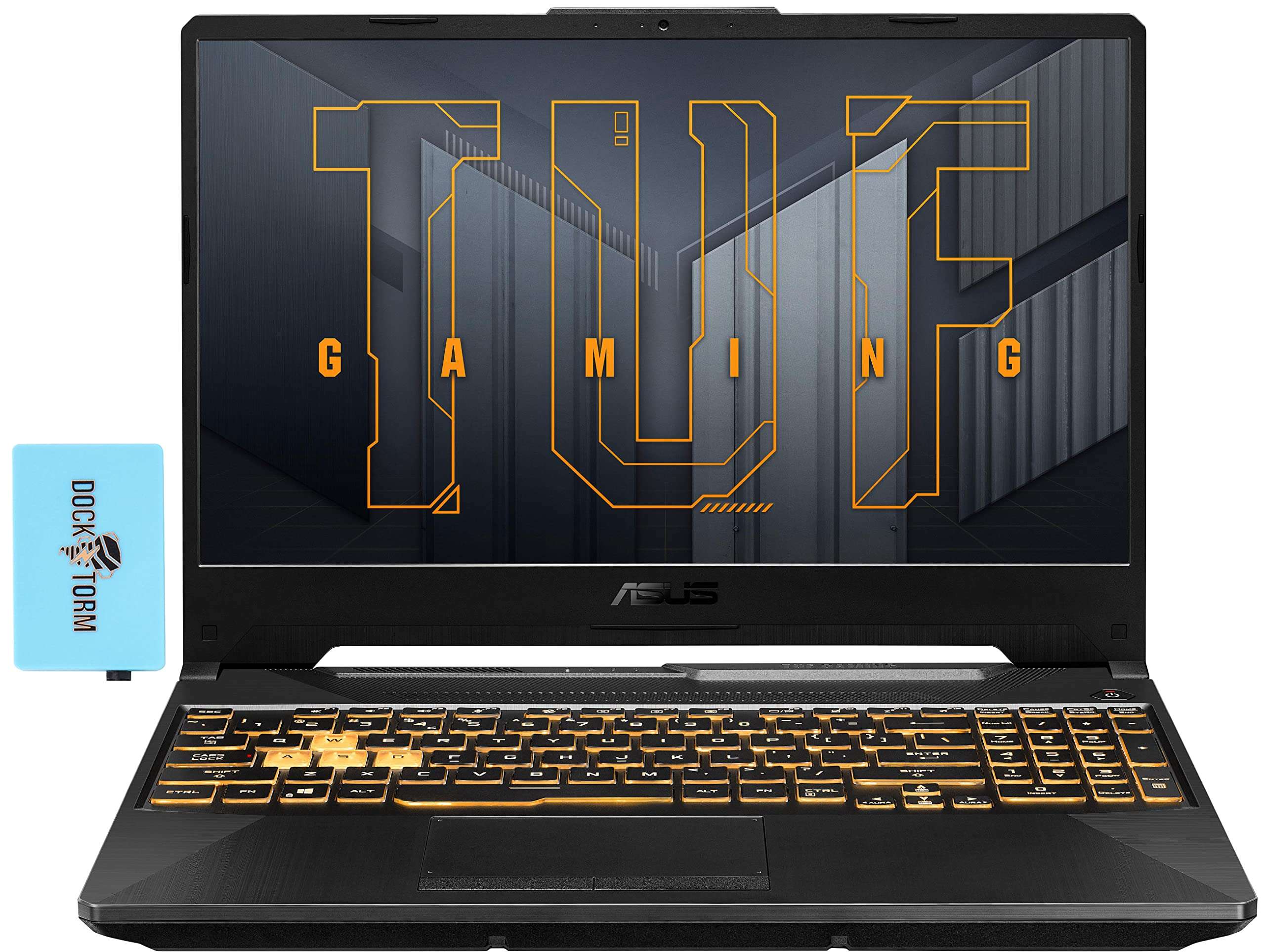 ASUS TUF A15 Gaming and Entertainment Laptop (AMD Ryzen 9 5900HX 8-Core, 32GB RAM, 1TB PCIe SSD, NVIDIA RTX 3060, 15.6" Full HD (1920x1080), WiFi, Bluetooth, 1xUSB 3.2, Win 11 Pro) with Hub 1