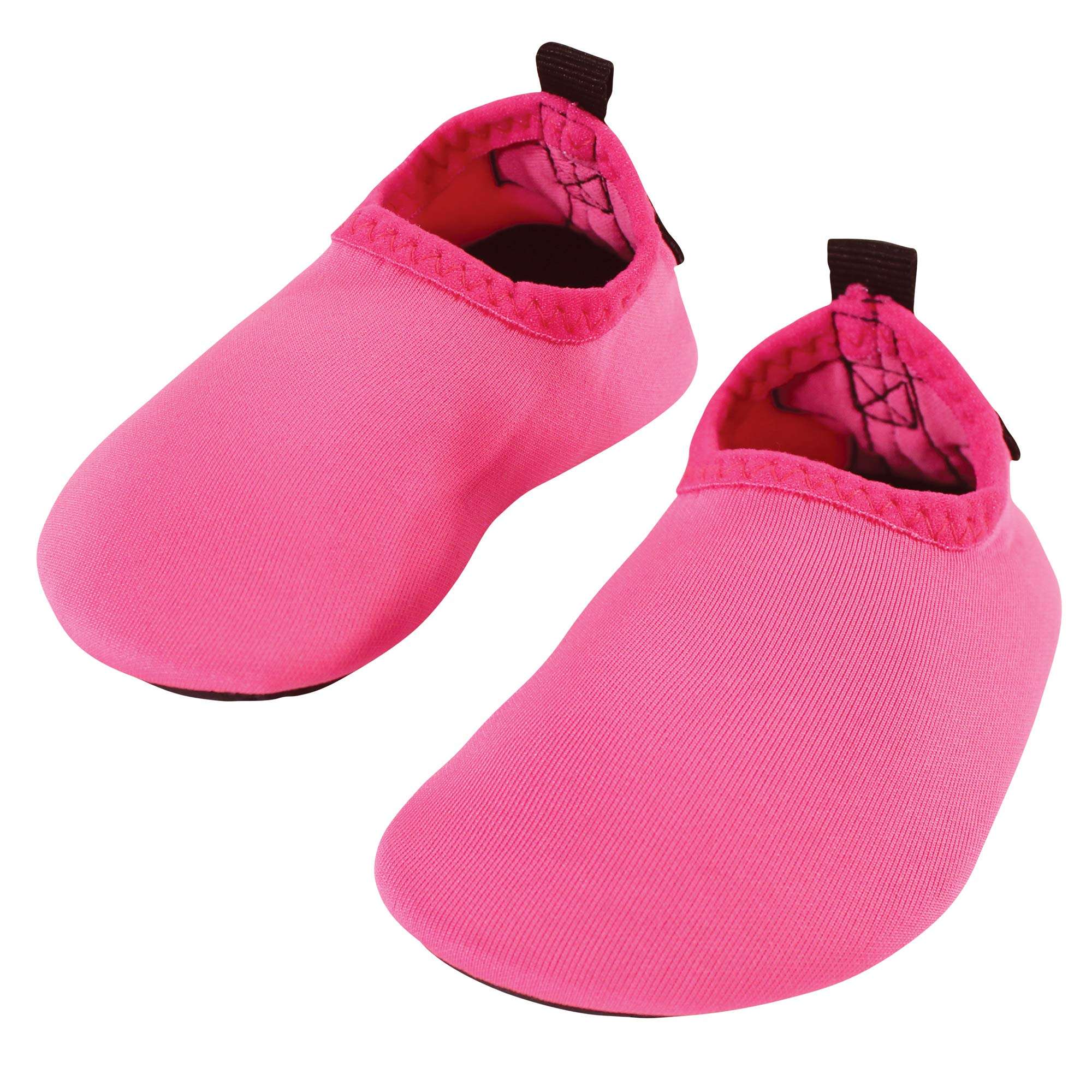 Hudson Baby Unisex Water Shoes for Sports, Yoga, Beach and Outdoors, Baby and Toddler Solid Hot Pink, 22-23 Infant 1