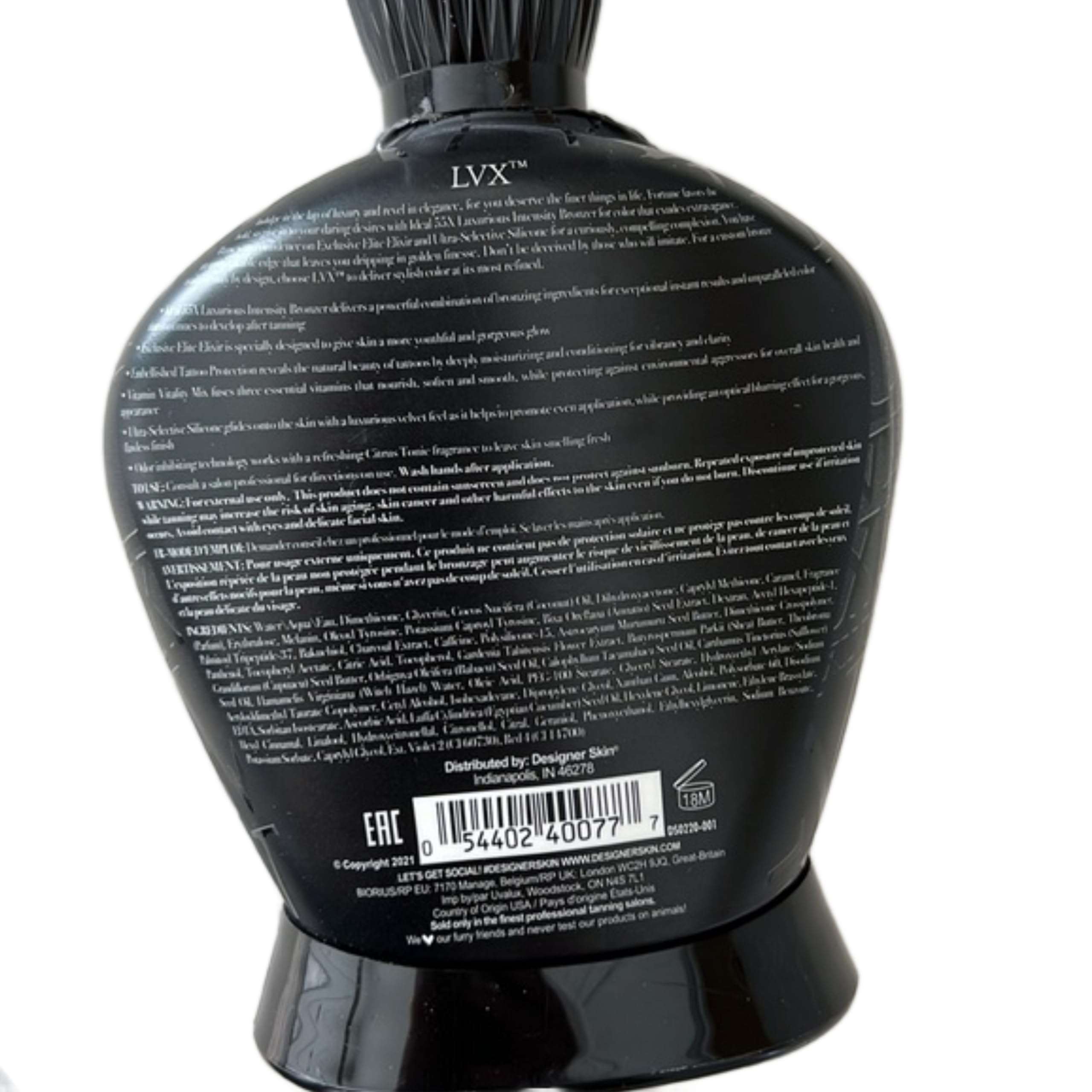 Designer Skin LVX Tanning Lotion 13.5 fl oz 3