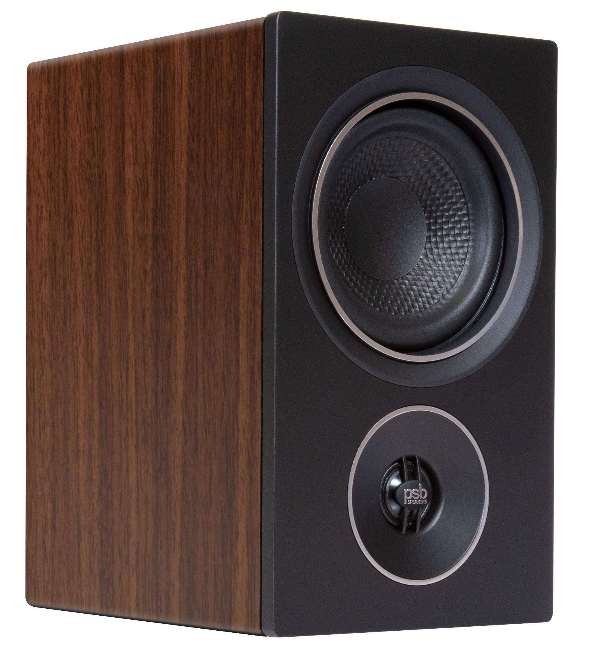 PSB Speakers Alpha P3 Compact Bookshelf Speaker - Walnut (Pair) 3