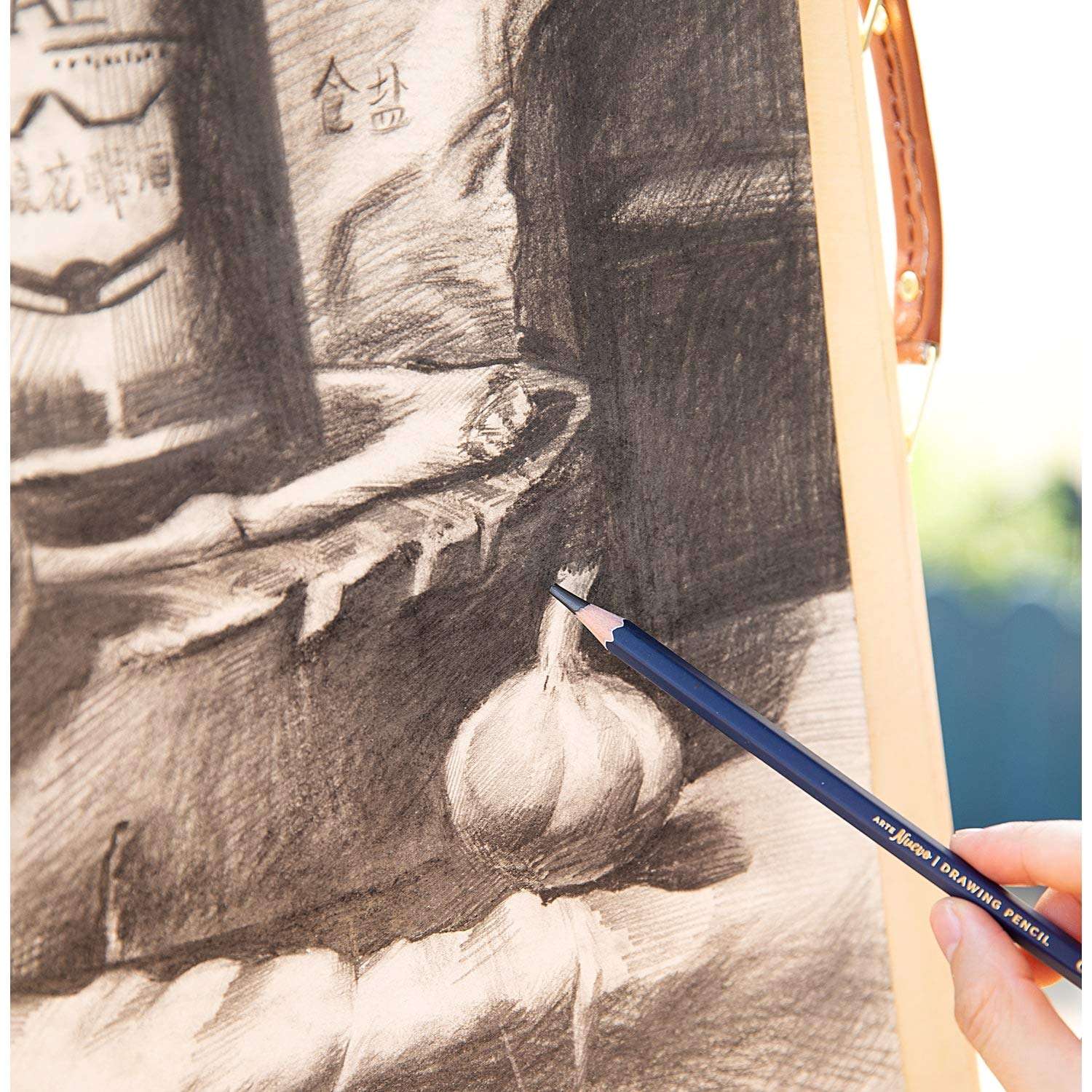 deli Arte Nuevo WS9997B Artist Range Fine-Art Drawing & Sketching Pencil (7B) 5