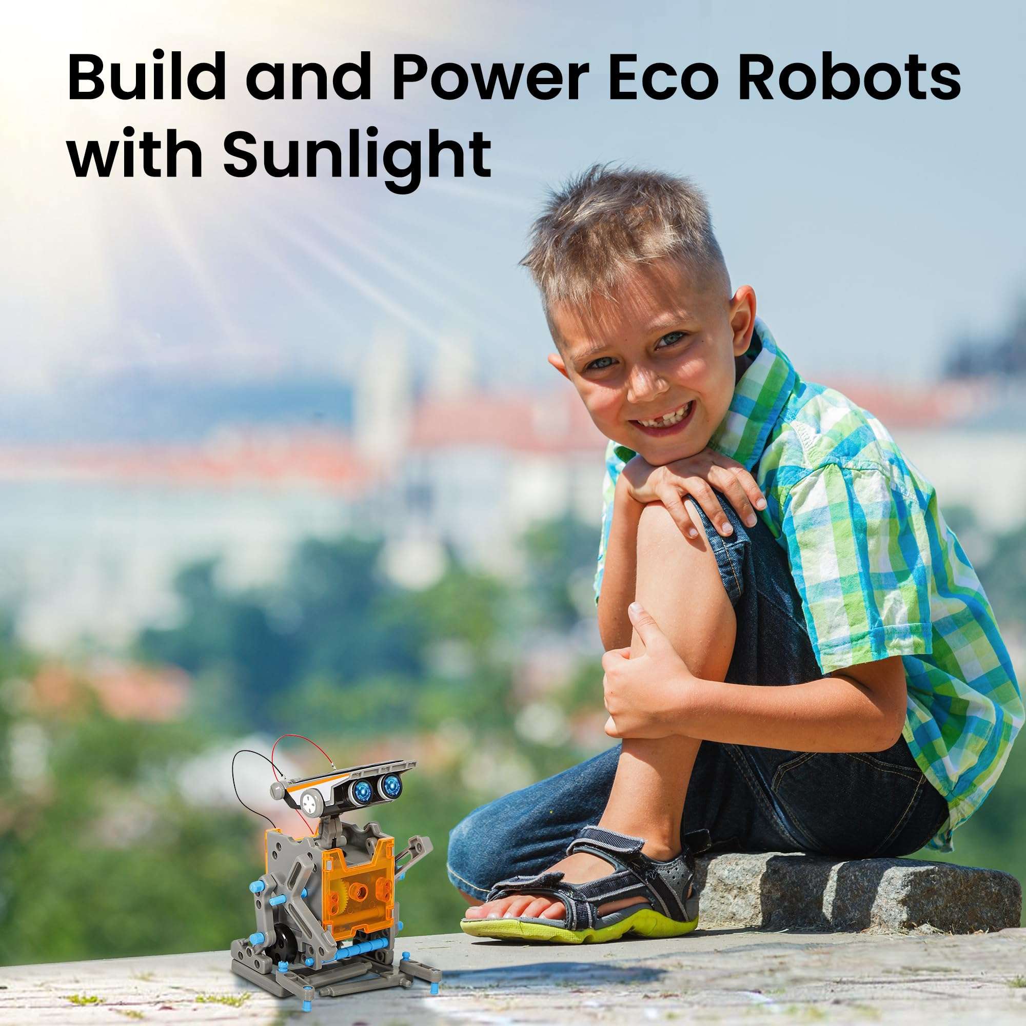 Sillbird 12-in-1 Solar Robot Building Kit Christmas STEM Gift for Boys Aged 8-13, DIY Science Educational Robotic Toys for Kids Teens Birthday, Powered by The Sun with 190 Pieces 3
