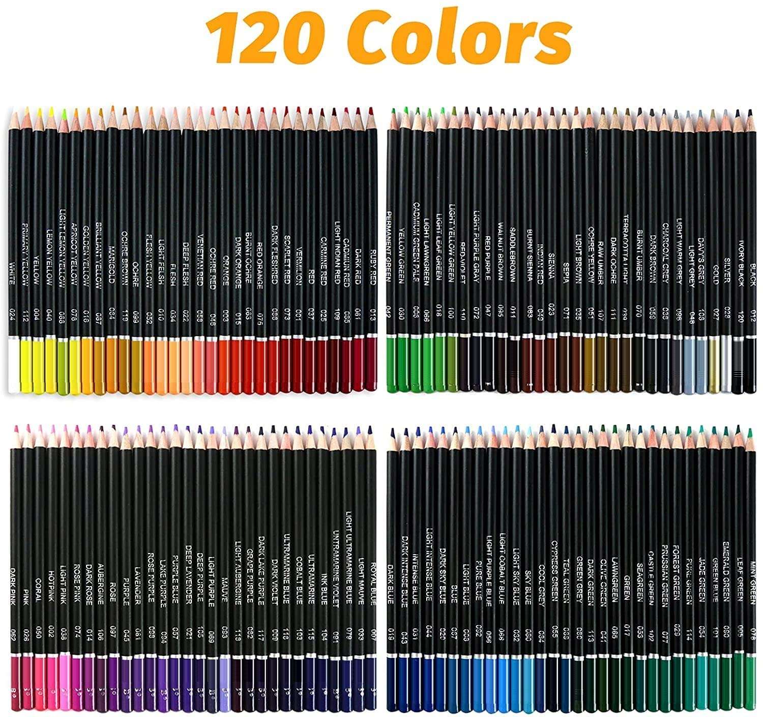 Corslet 145 Piece Colored Pencils Set, Drawing Pencils and Sketching Kit, Complete Artist Kit, Includes Graphite Pencils, Metallic Color Pencils, Water-Soluble Color Pencils Sketch Kit for Drawing 3